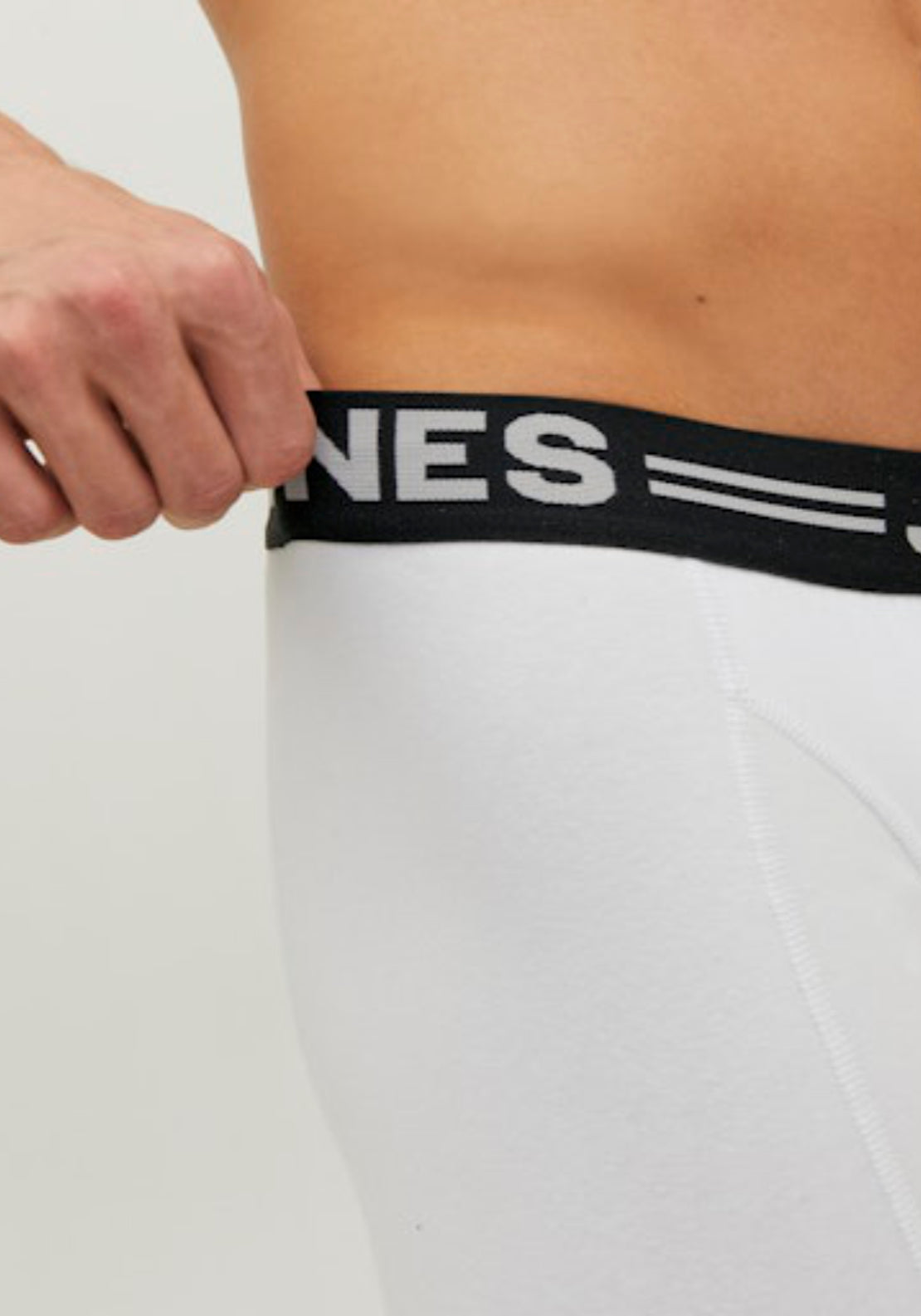 Jack & Jones 3 Pack Trunks - White 4 Shaws Department Stores