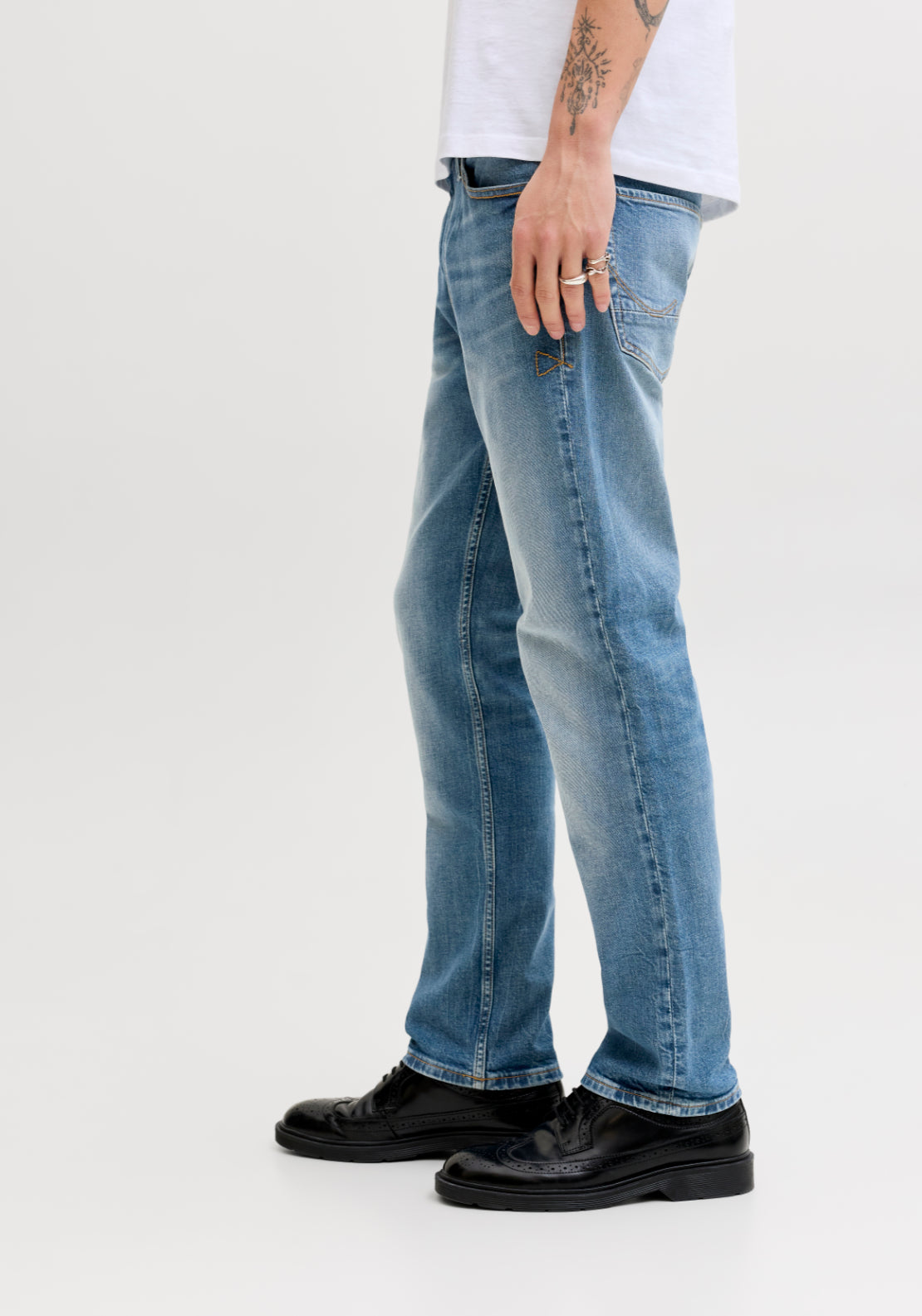 Jack & Jones Clark Vintage Jeans - Blue 4 Shaws Department Stores