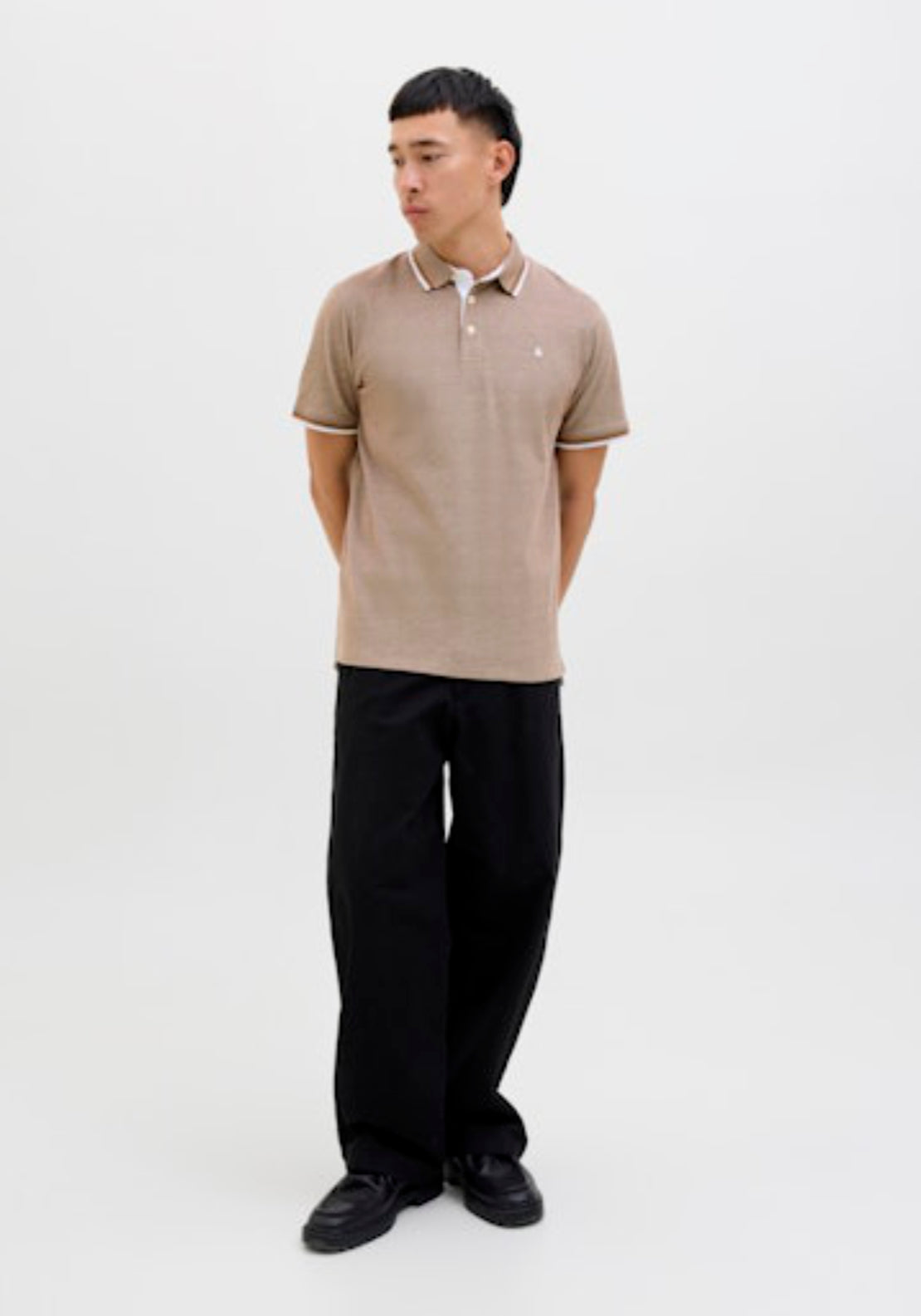 Jack & Jones Essential Short Sleeve Polo Shirt - Curry 6 Shaws Department Stores