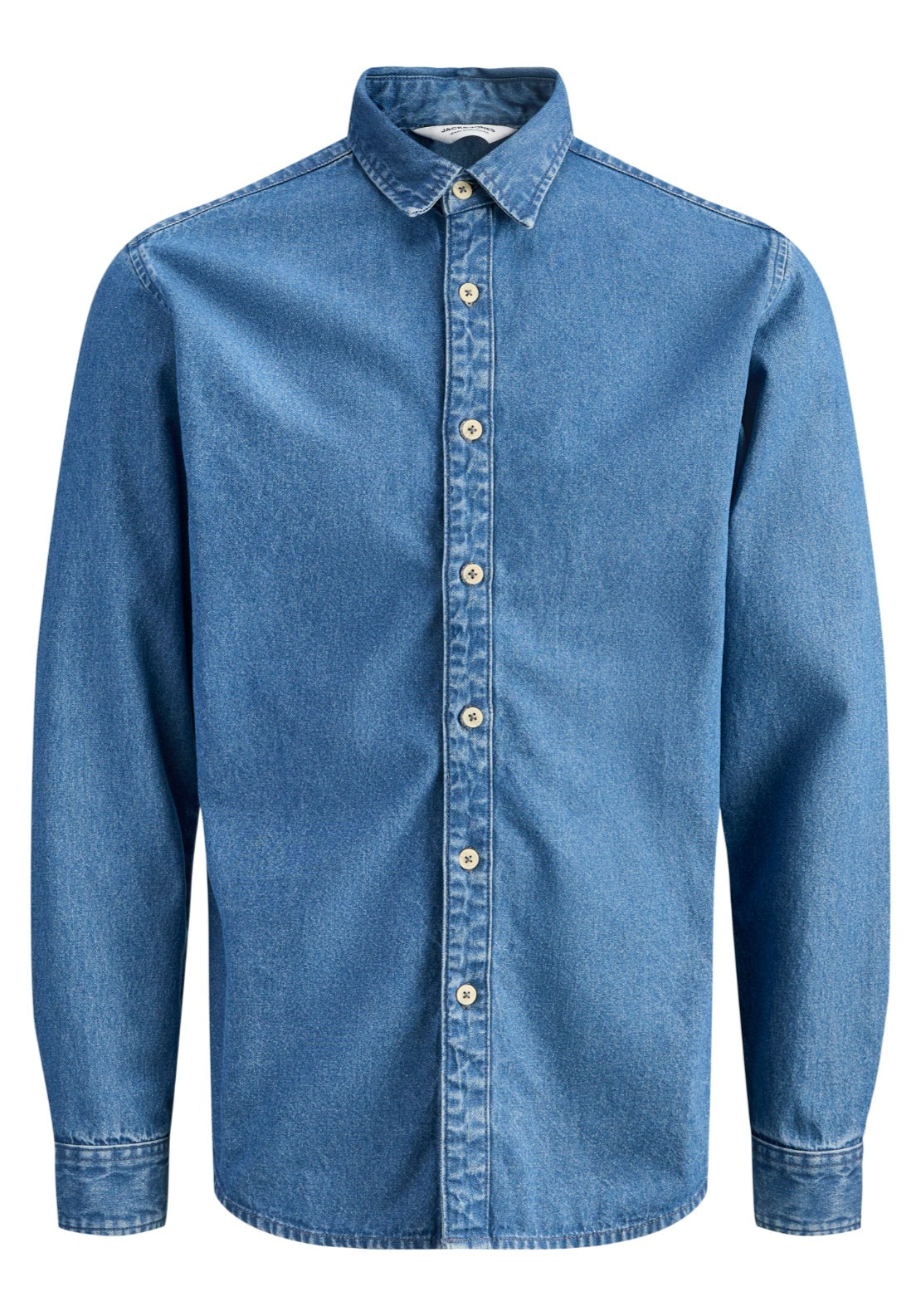 Jack & Jones Slim Fit Denim Shirt - Blue 7 Shaws Department Stores
