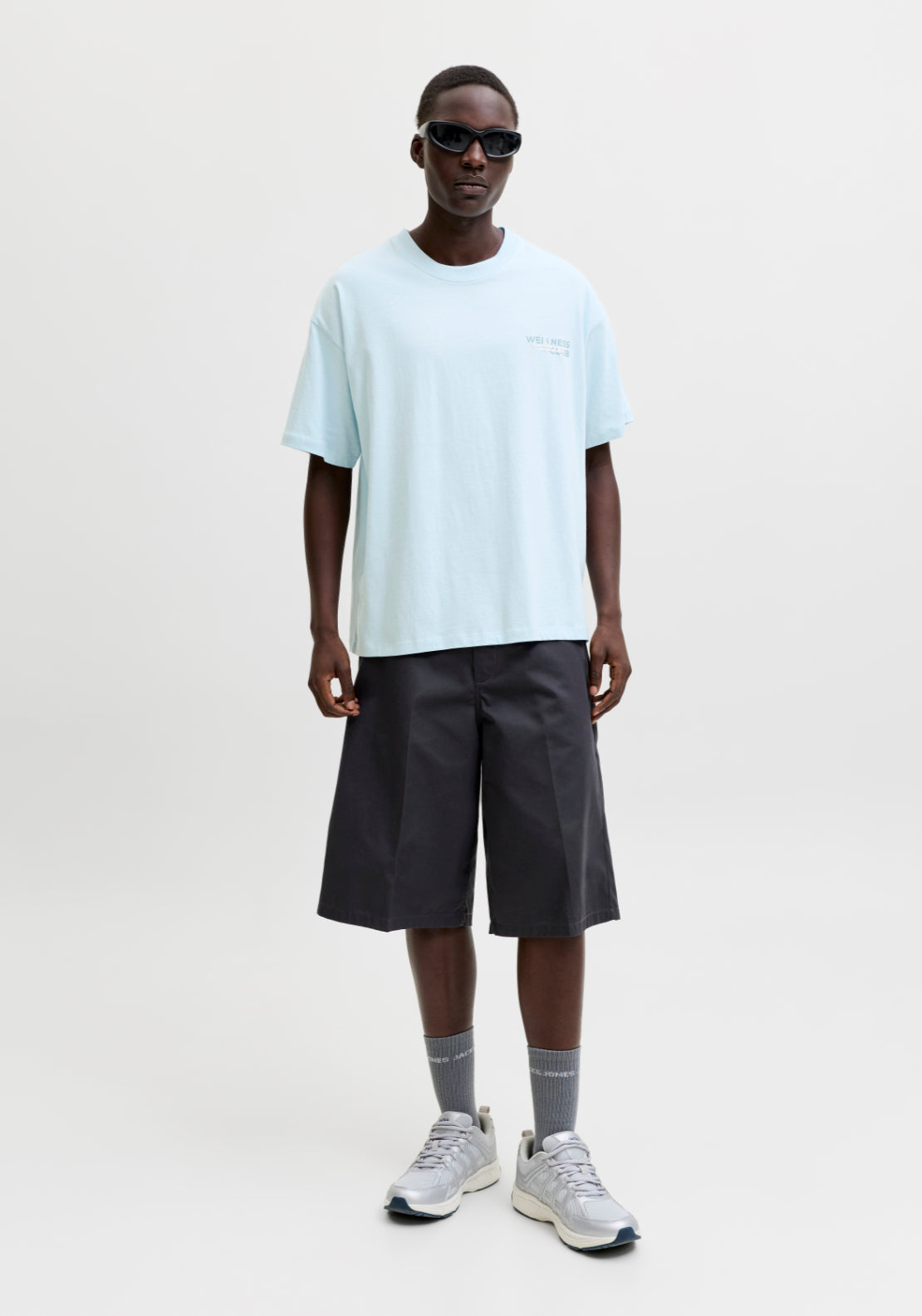Jack & Jones Short Sleeve Script Back Print Tee - Omphalodes 6 Shaws Department Stores