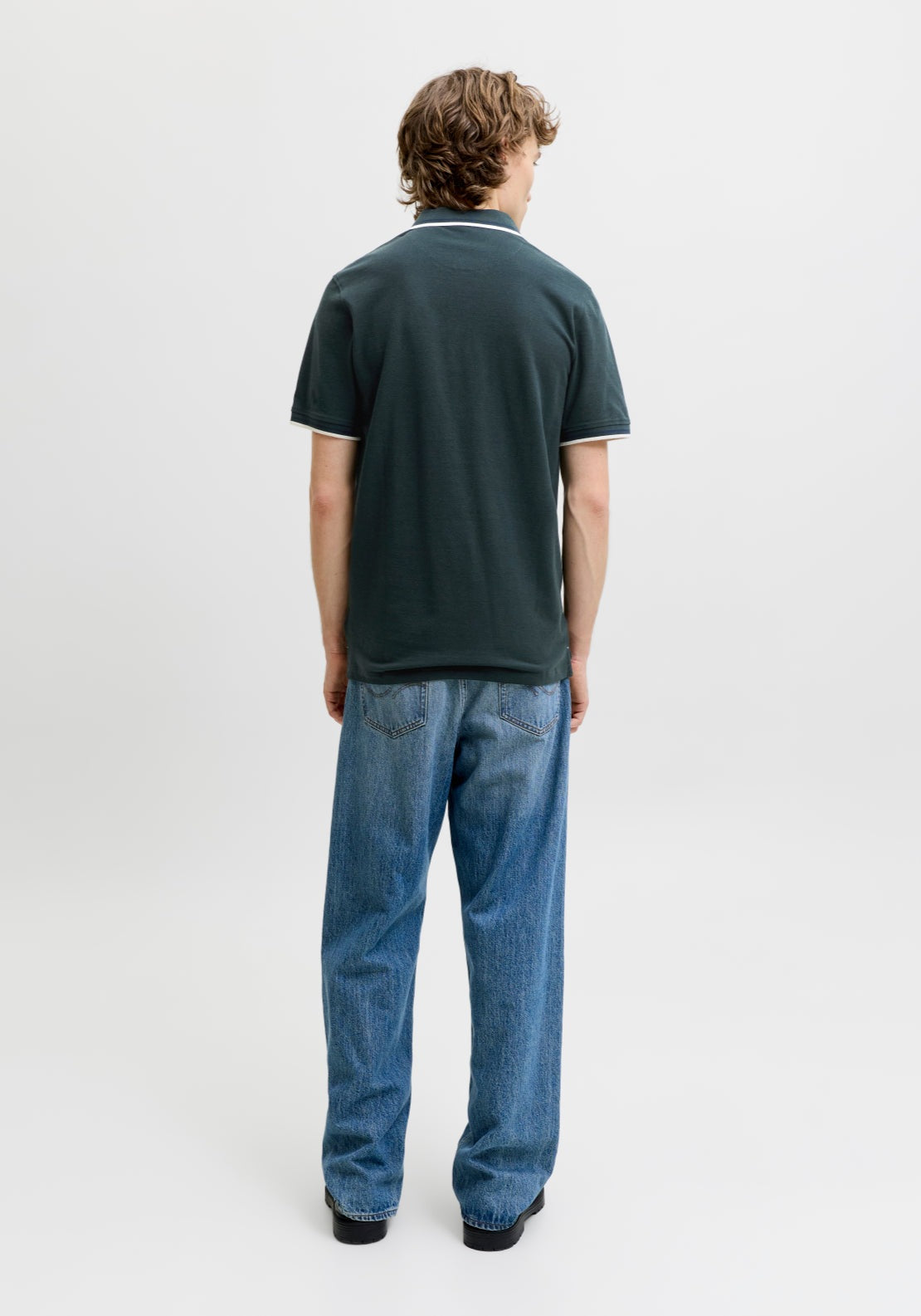 Jack & Jones Paulos Short Sleeve Polo - Scarab Play 2 Shaws Department Stores