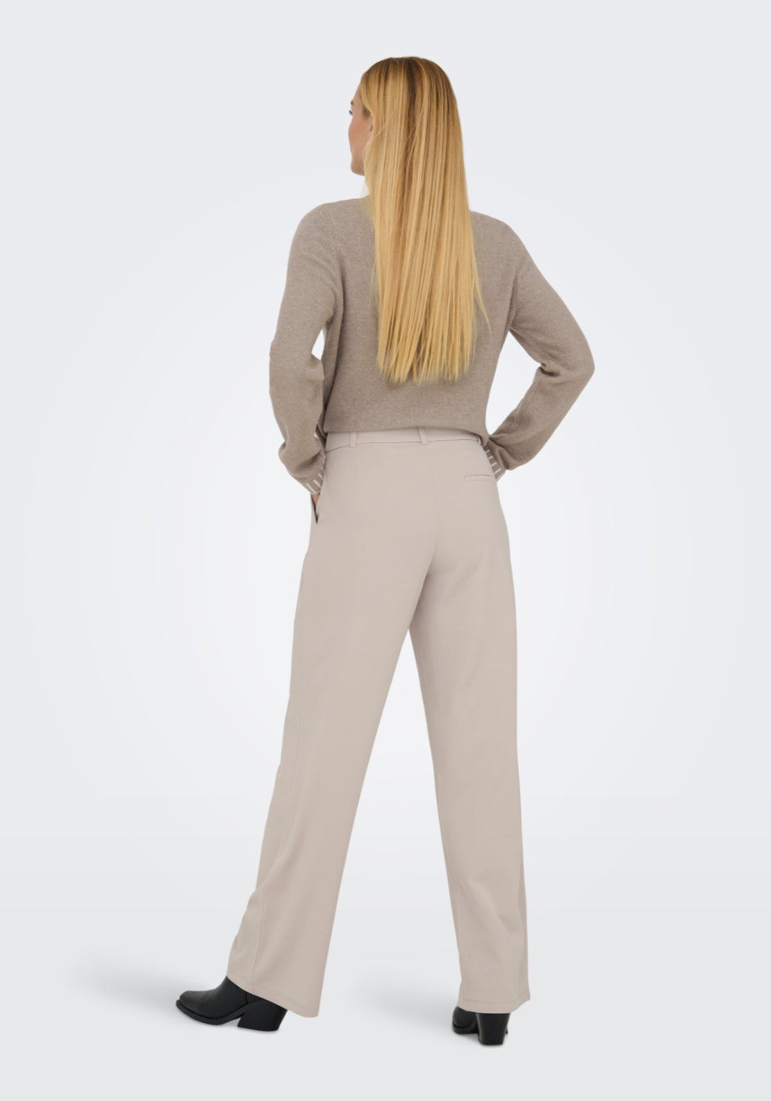 Jdy Geggo Life Occasion Trousers - Grey 2 Shaws Department Stores
