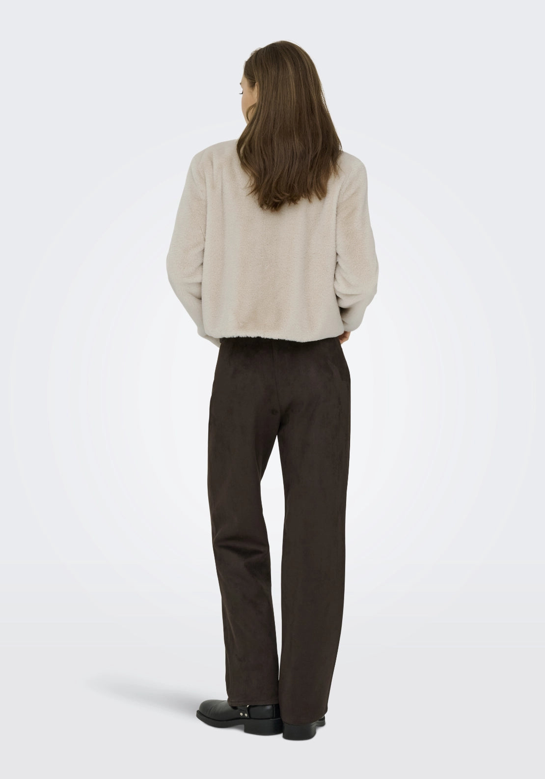 Macy Faux Fur Jacket - Moonbeam