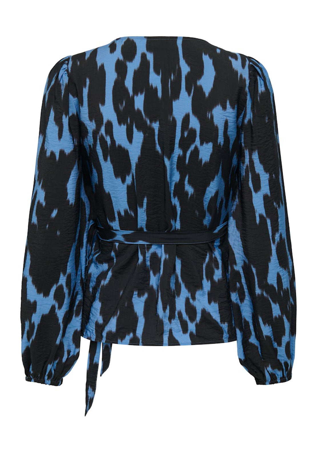 Jdy Long Sleeve Wrap Top - Blue 2 Shaws Department Stores