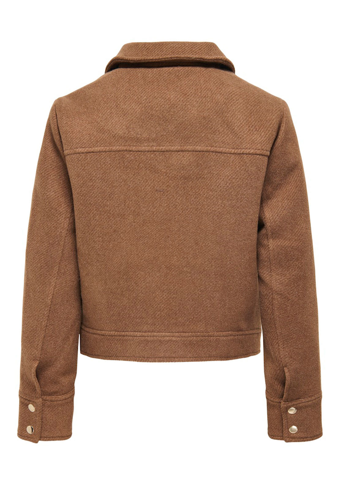 Jdy Short Zip Jacket - Partridge Melange 2 Shaws Department Stores