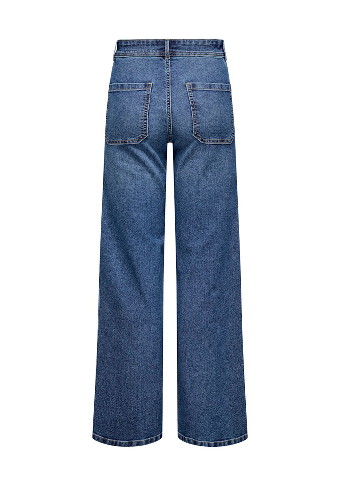 Jdy High Waist Wide Leg Jeans - Blue 7 Shaws Department Stores