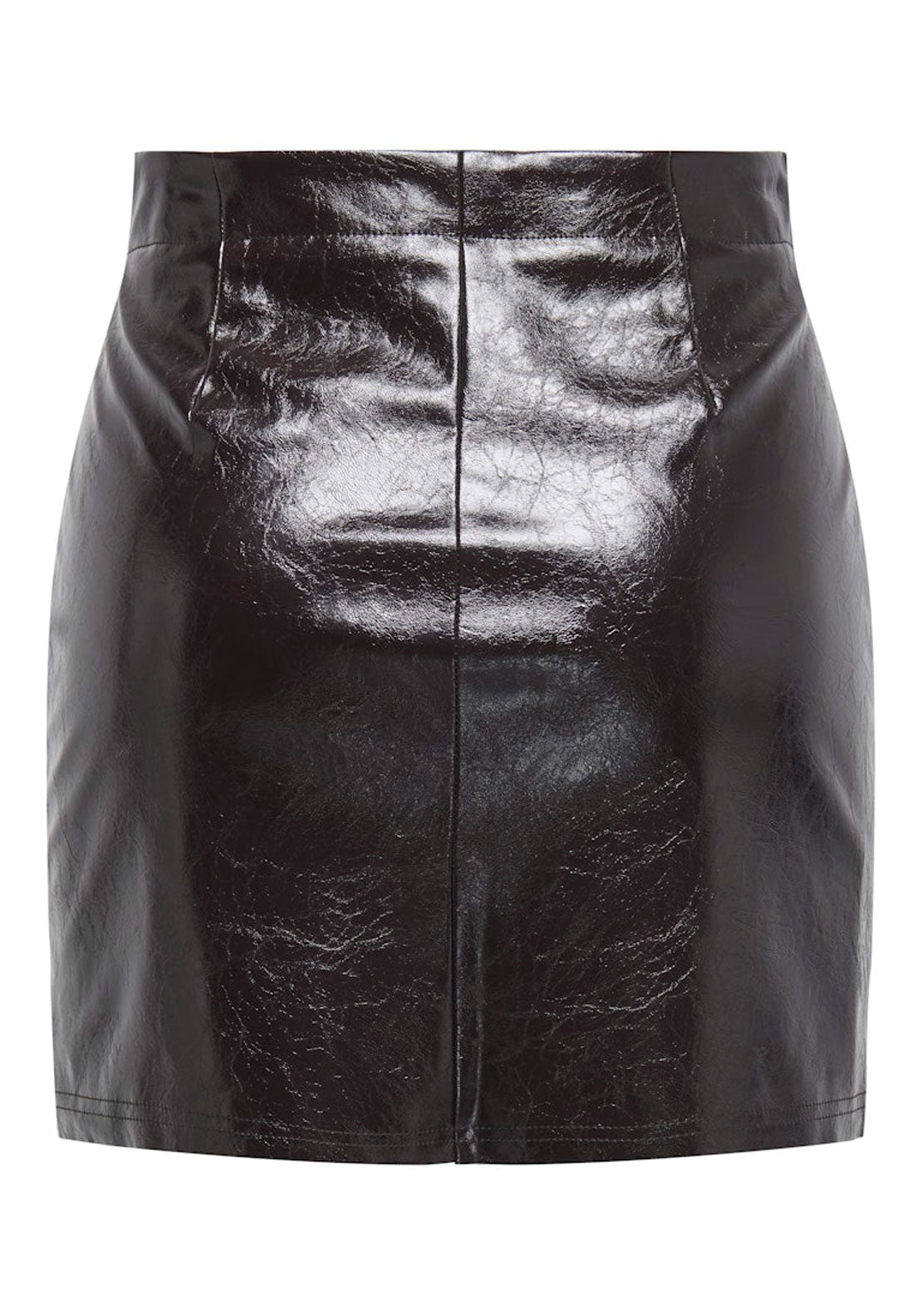 Jdy Mini Pu Skirt - Black Bean 4 Shaws Department Stores