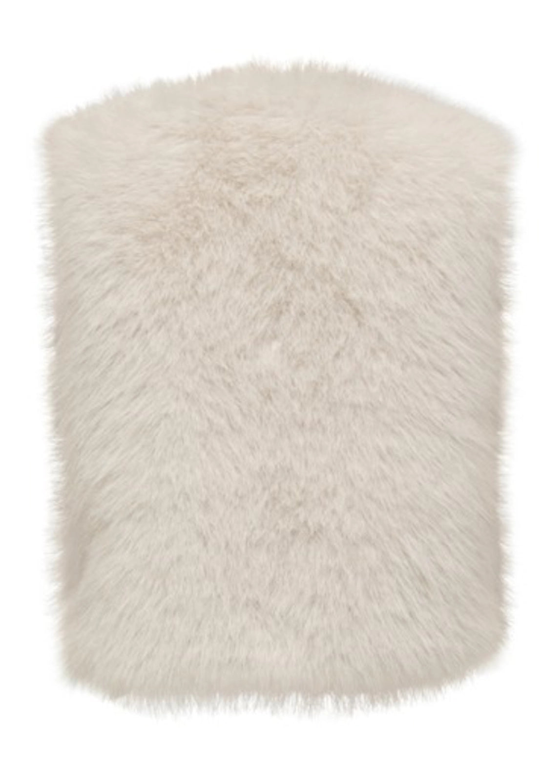 Ora Faux Fur Waistcoat - Birch