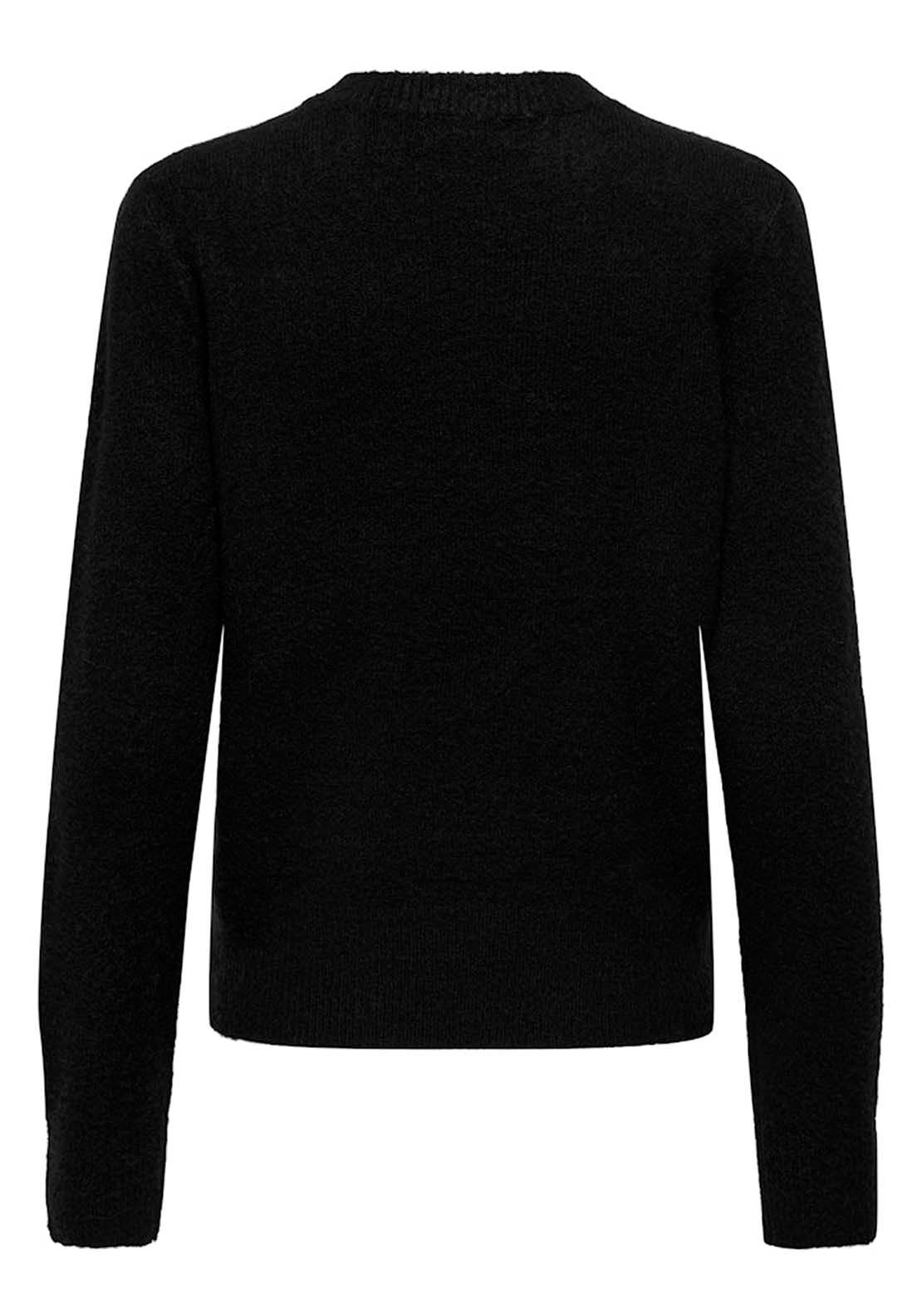 Jdy Long Sleeve Jumper With Sequins - Black Dtm Sequins 2 Shaws Department Stores