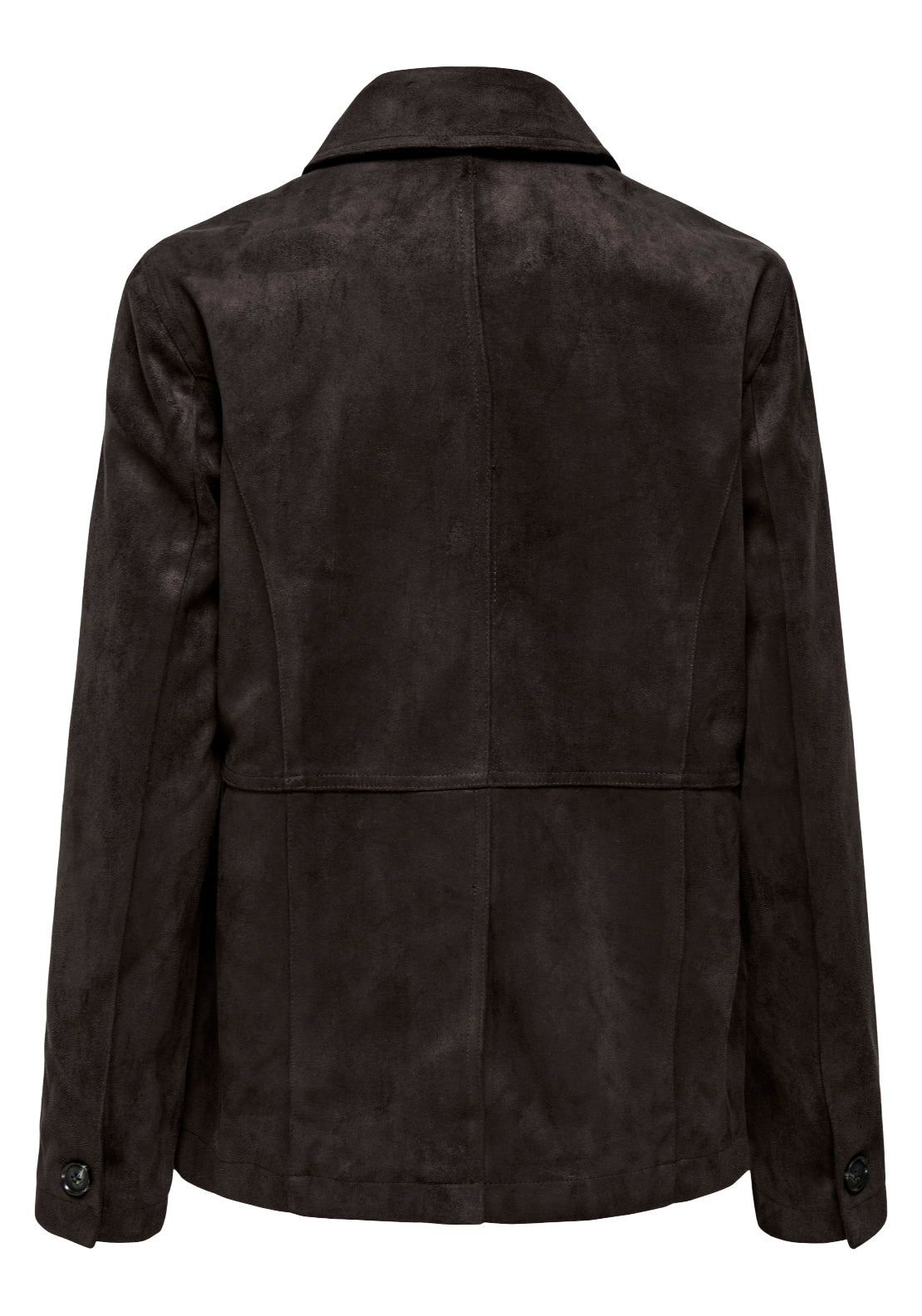 Jdy Parker Faux Suede Jacket - Brown 2 Shaws Department Stores