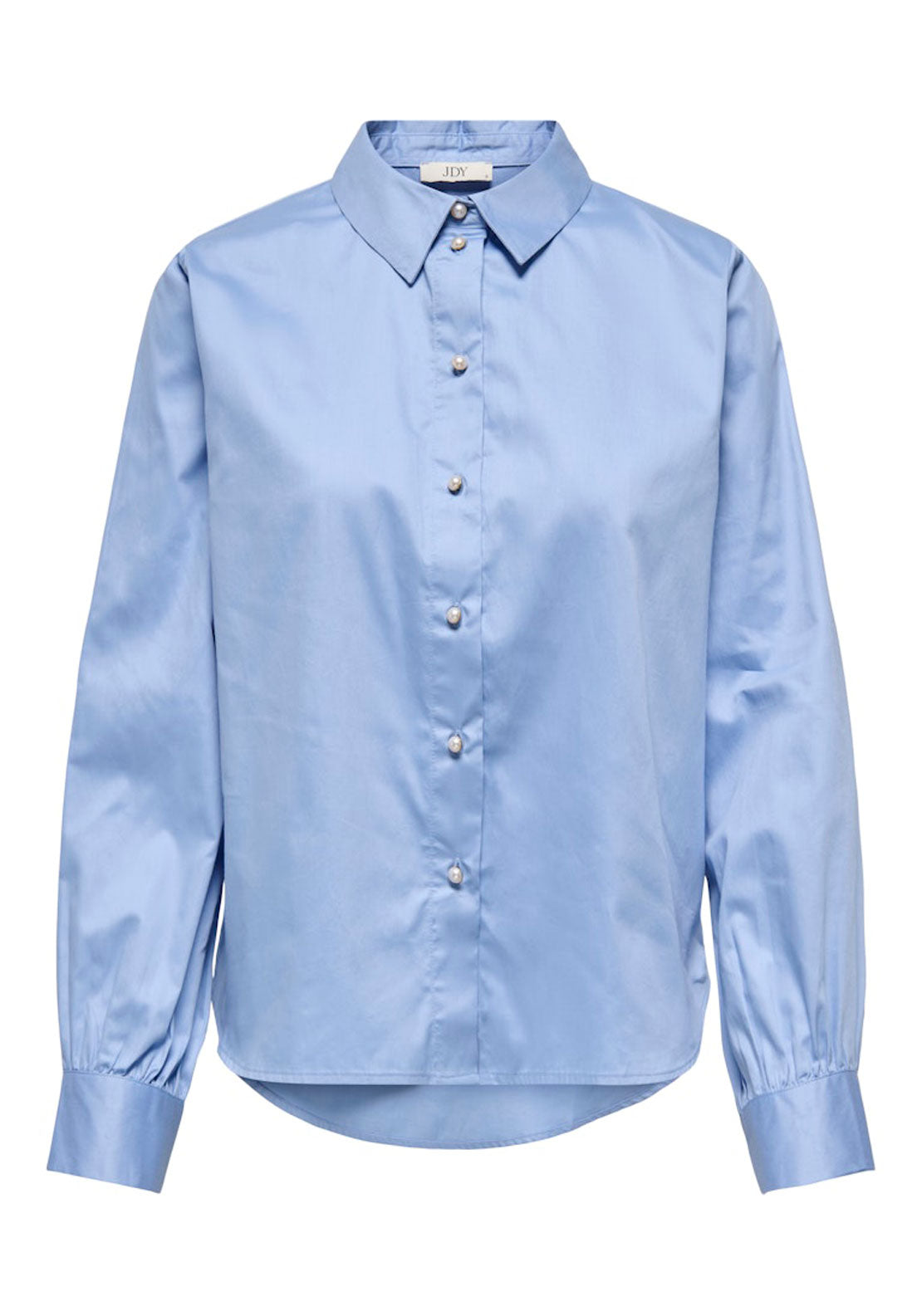 Jdy Long Sleeve Pearl Shirt - Provence 1 Shaws Department Stores