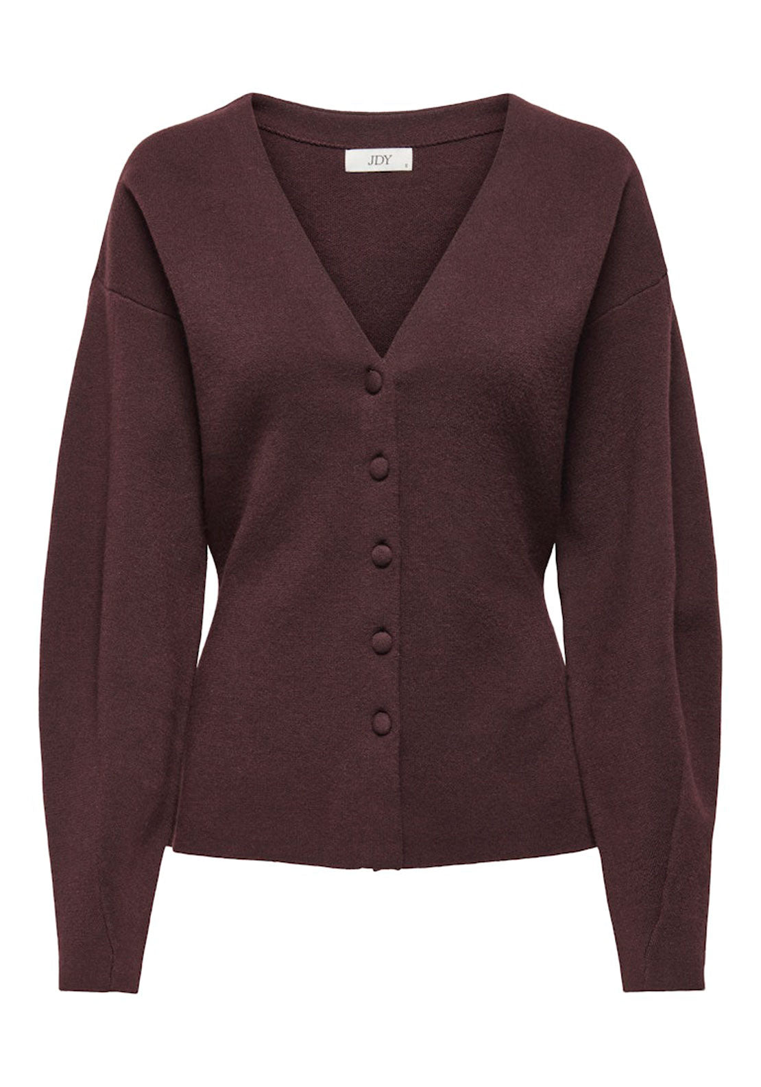 Jdy Long Sleeve Fitted Cardigan - Brown 6 Shaws Department Stores