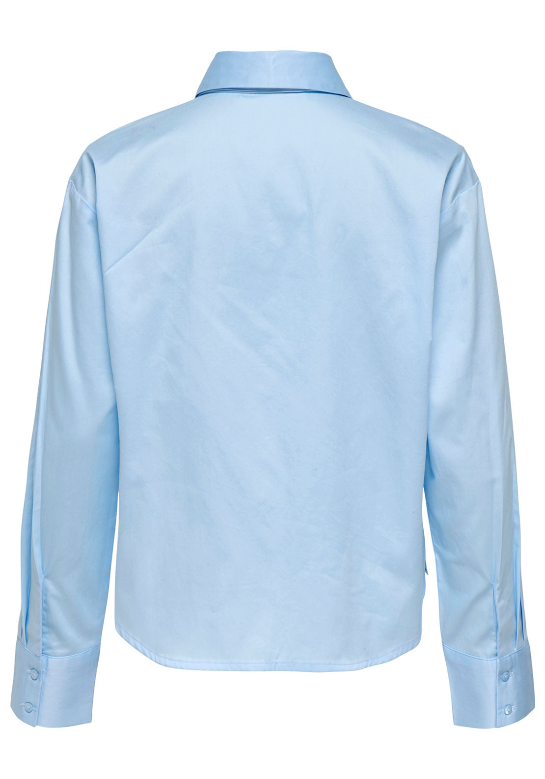 Jdy Willow Loose Long Sleeve Bow Shirt - Cerulean 7 Shaws Department Stores