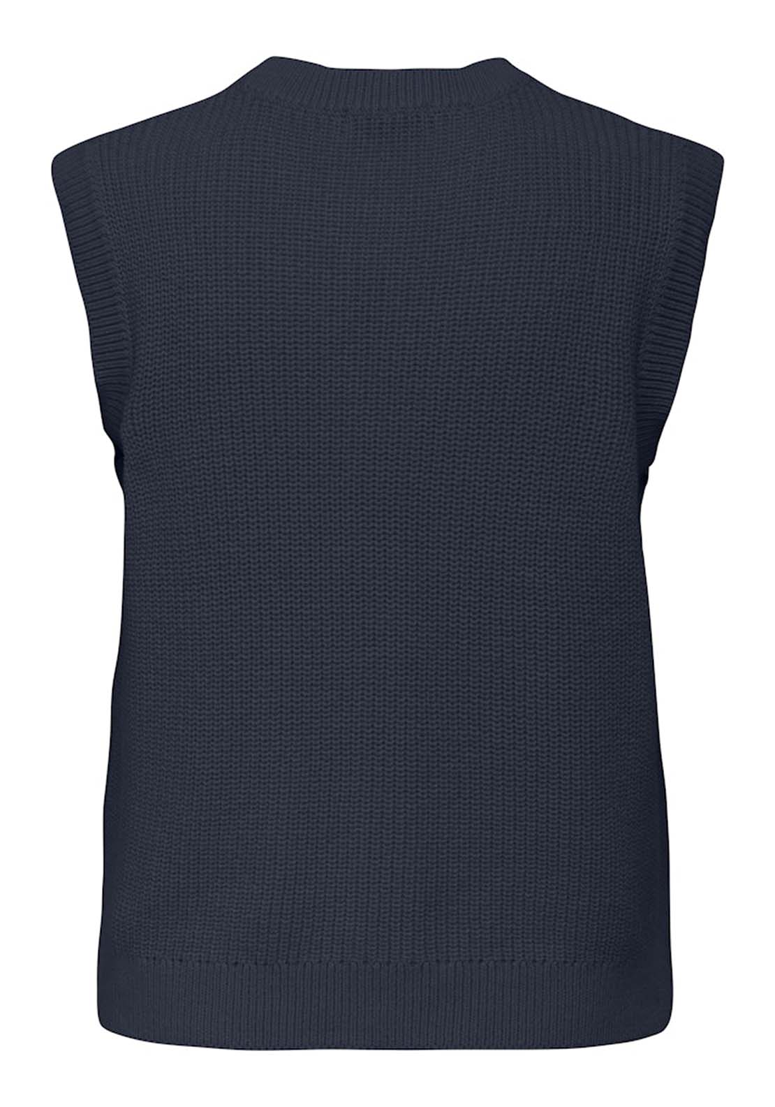 Jdy Sleveless Knitted Vest With Buttons - Black 2 Shaws Department Stores