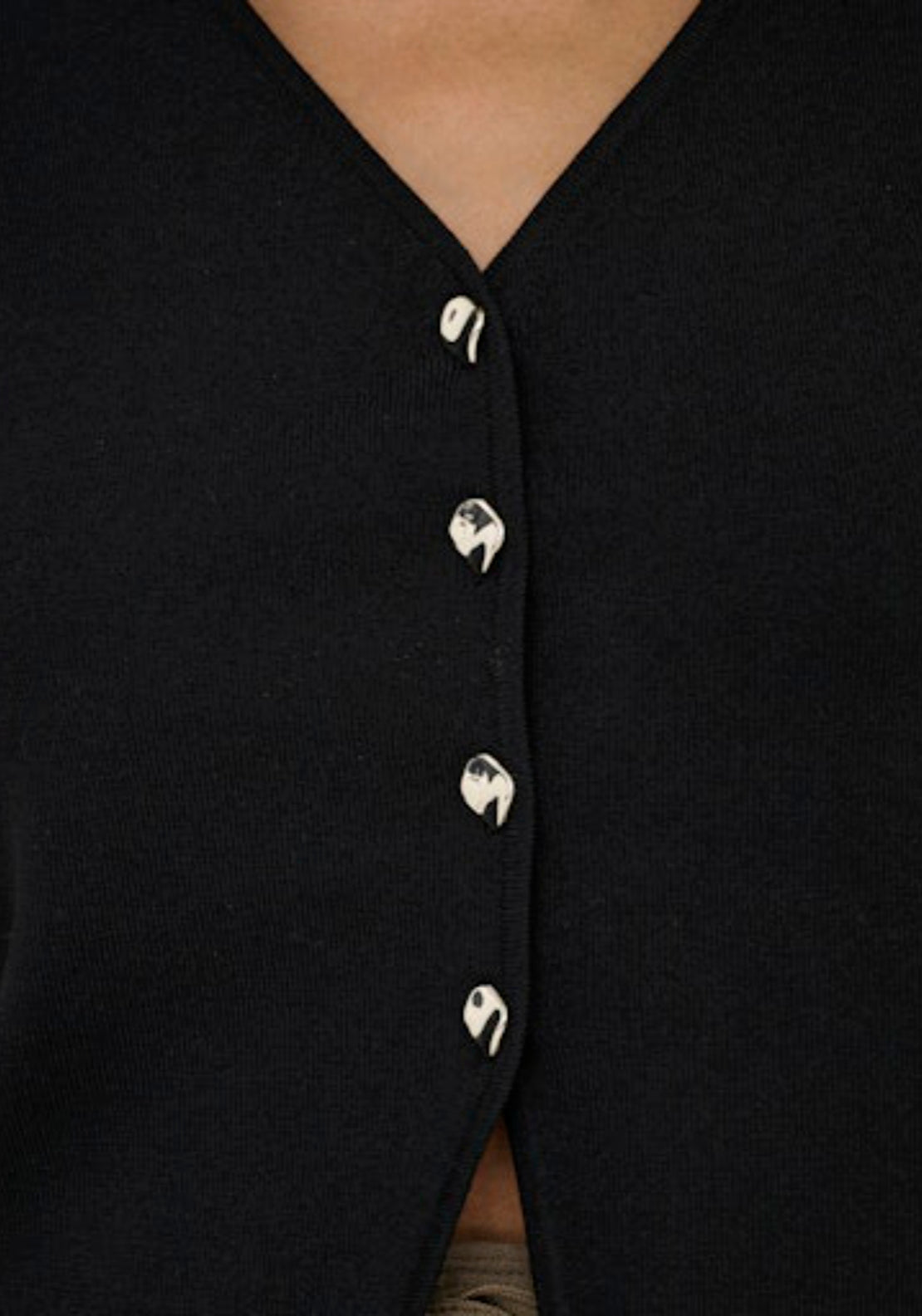 Astra Sleeveless Vest - Black