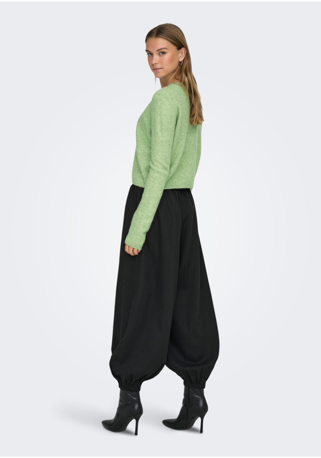 Jdy Chloe Long Sleeve Cardigan - Reseda Melange 2 Shaws Department Stores
