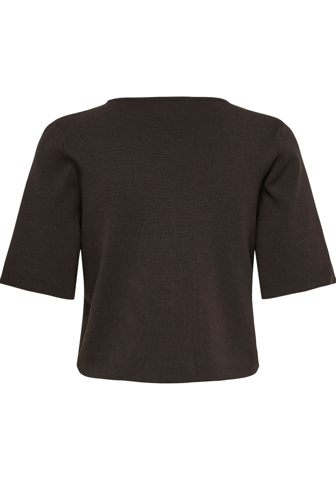 Astra V-Neck Button Cardigan - Brown
