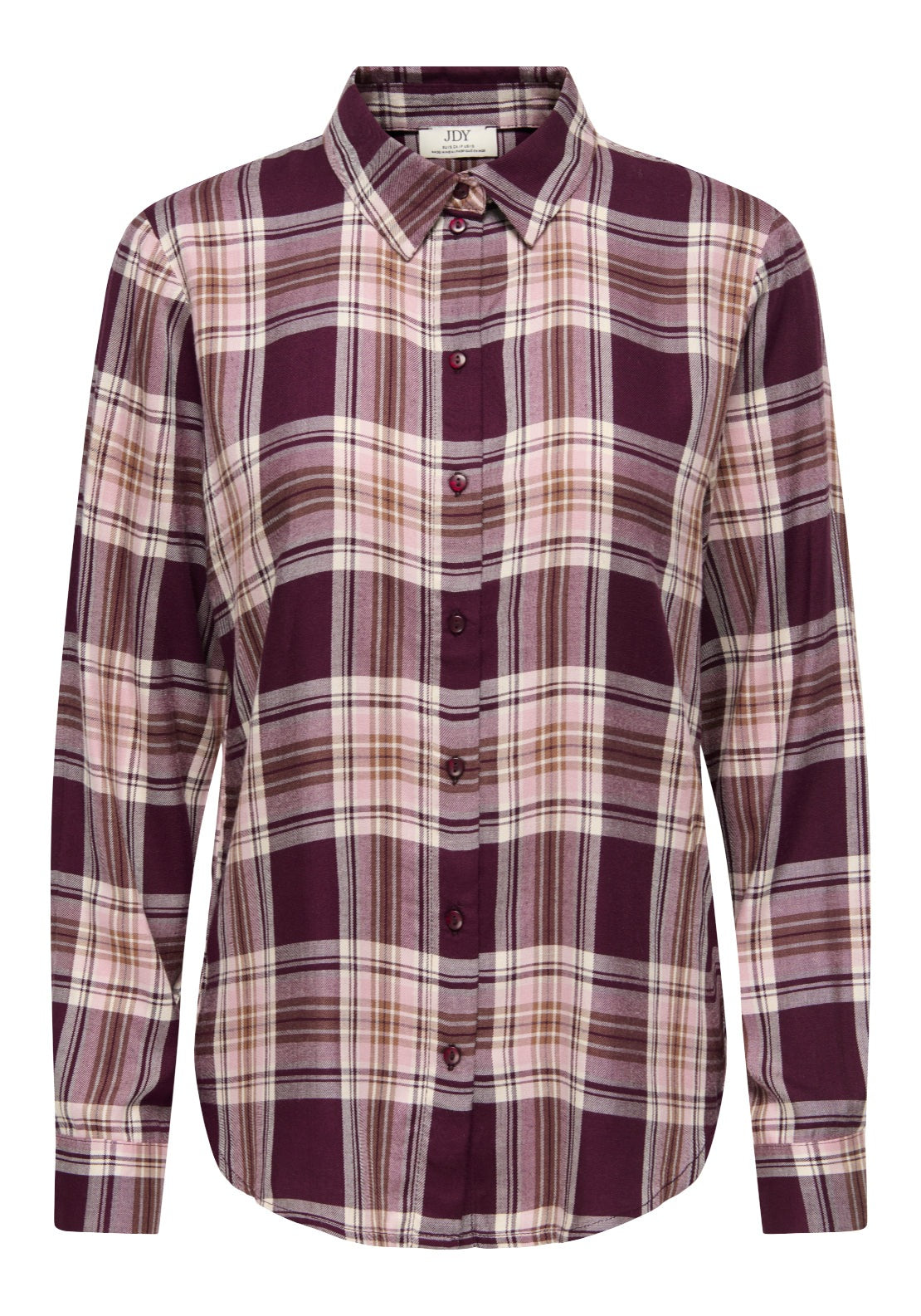 Jdy Stay Long Sleeve Shirt - Grape Shake 1 Shaws Department Stores