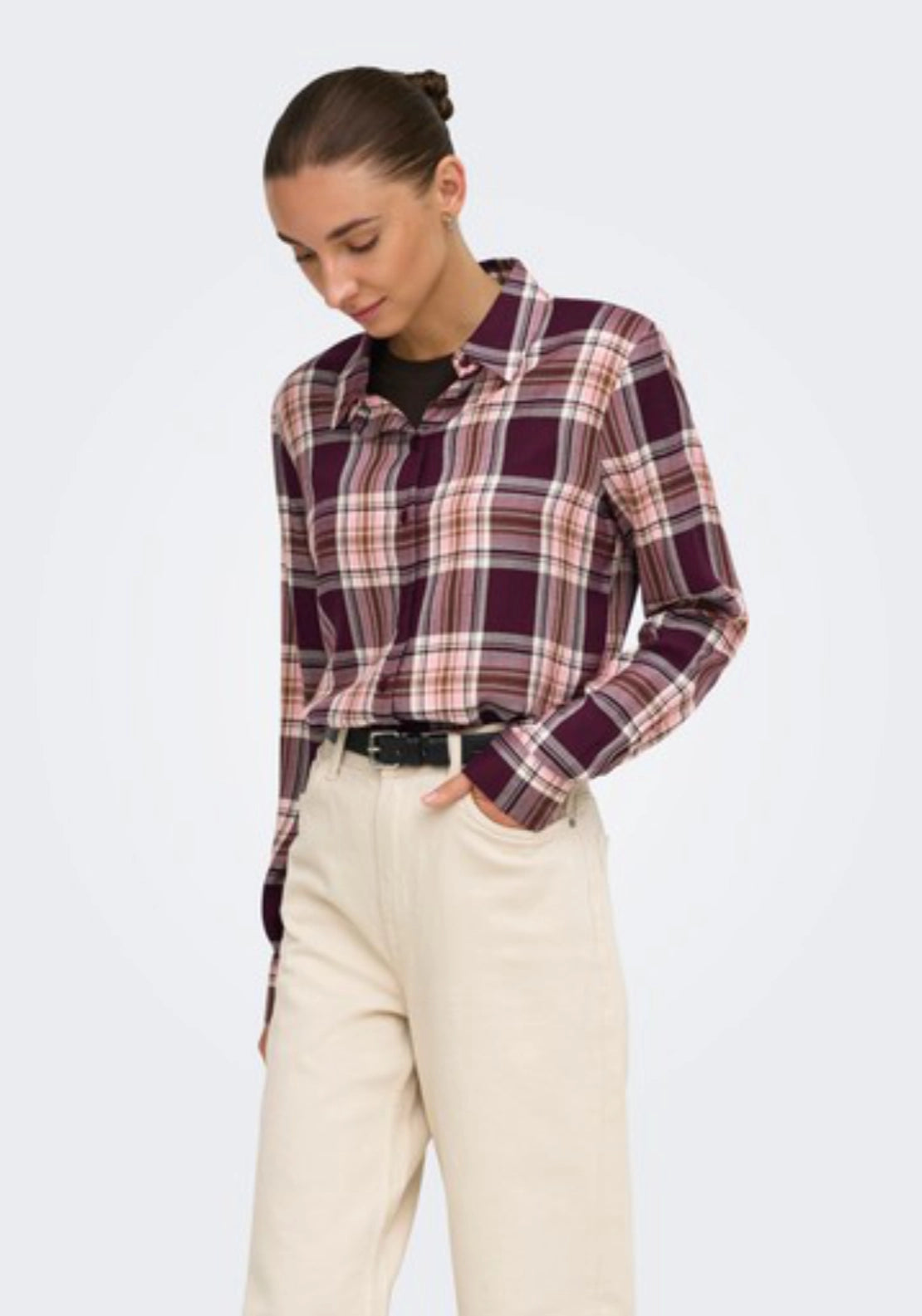 Stay Long Sleeve Shirt - Grape Shake