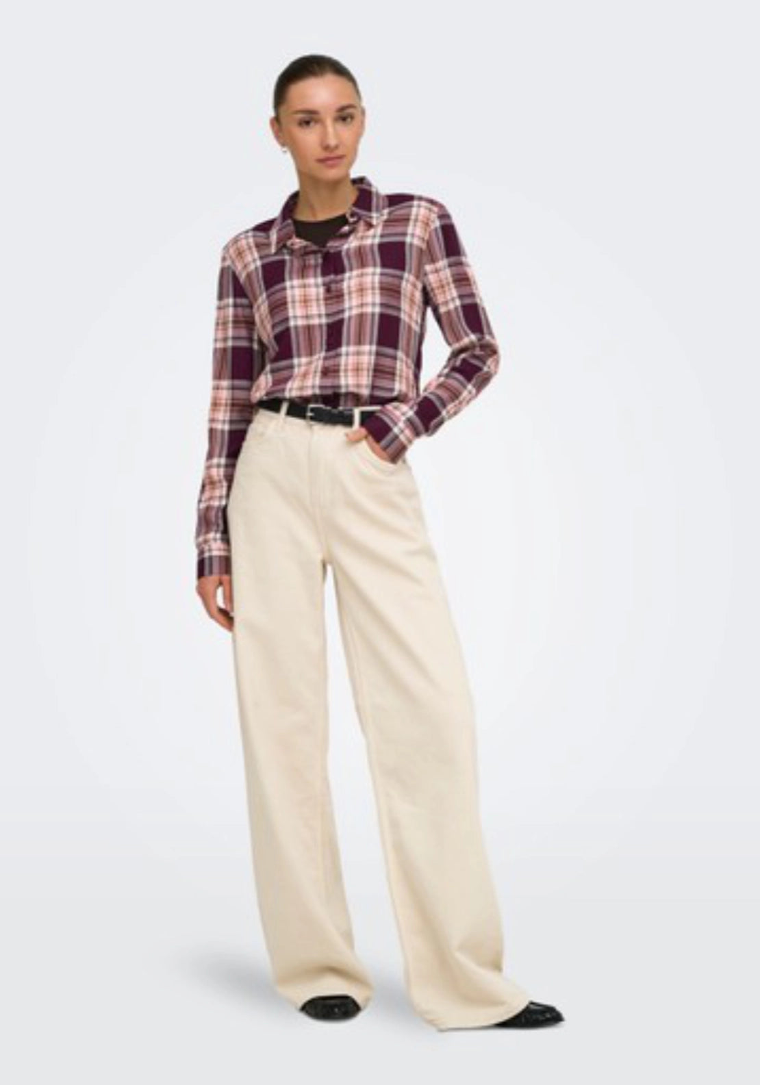 Stay Long Sleeve Shirt - Grape Shake