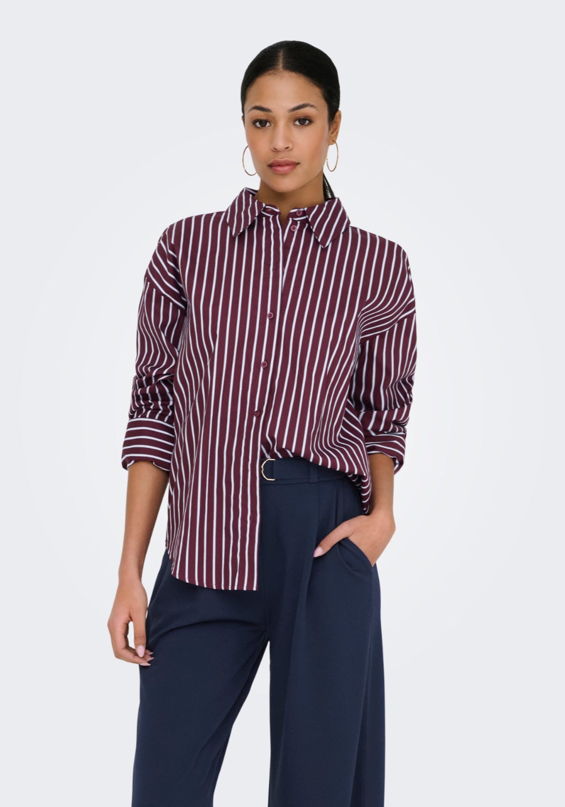 Jdy Serena Long Sleeve Shirt - Port Royale 1 Shaws Department Stores