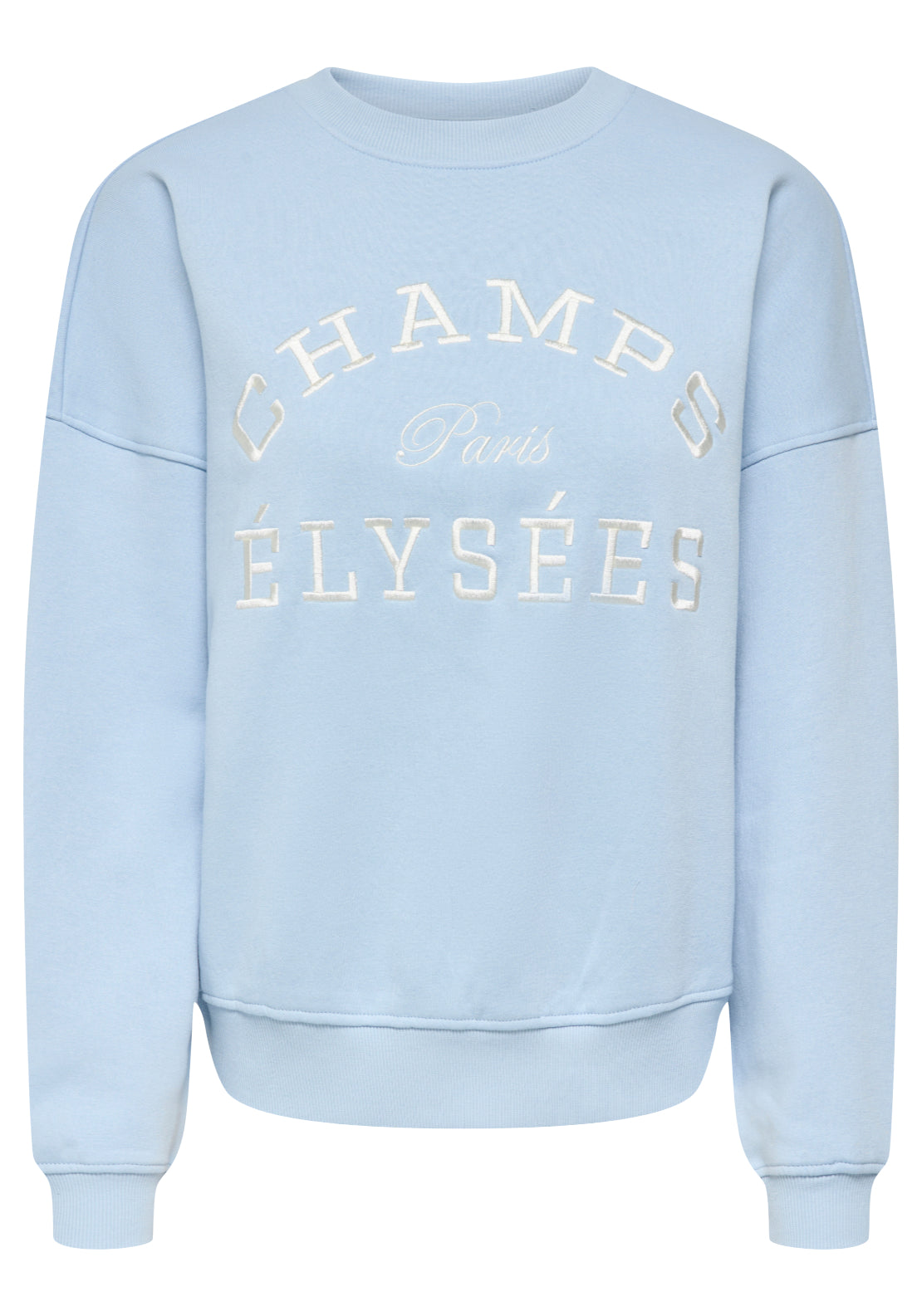 Mesa Long Sleeve Embroidered Sweatshirt - Cashmere Blue Champs Emb
