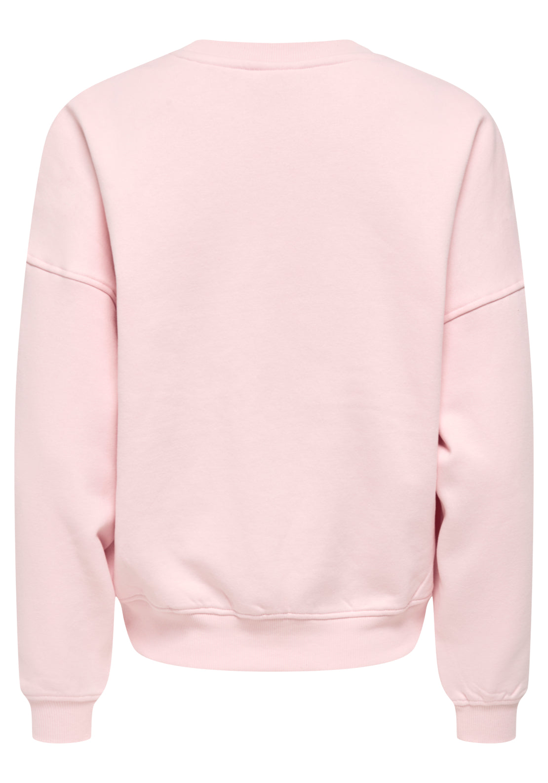 Mesa Long Sleeve Embroidered Sweatshirt - Chalk Pink Windsor Wine/red