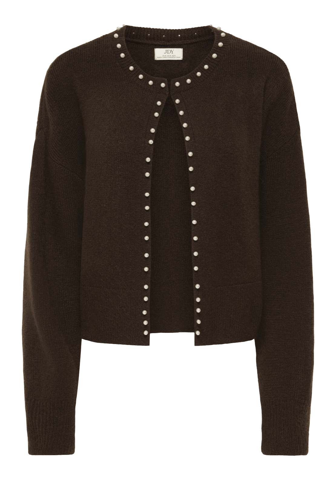 Emmali Long Sleeve Cardigan - Brown