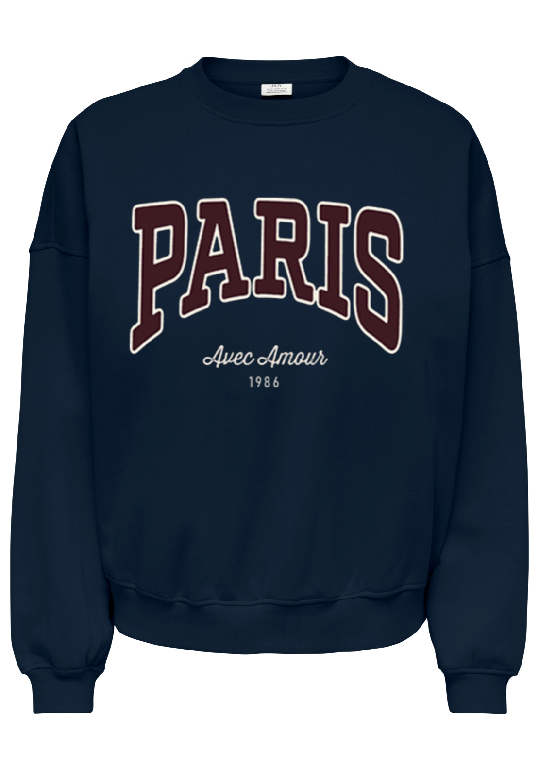 Jdy Mesa Long Sleeve Embroidered Sweatshirt - Sky Captain 3 Shaws Department Stores