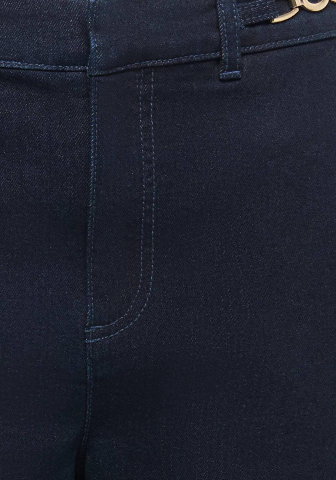 Jdy Gegs High Waist Wide Detail Jeans - Blue Denim 3 Shaws Department Stores