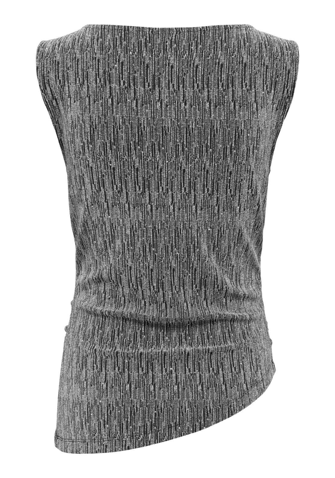 Jdy Kashmere Sleeveless Assymetric Top - Silver 2 Shaws Department Stores