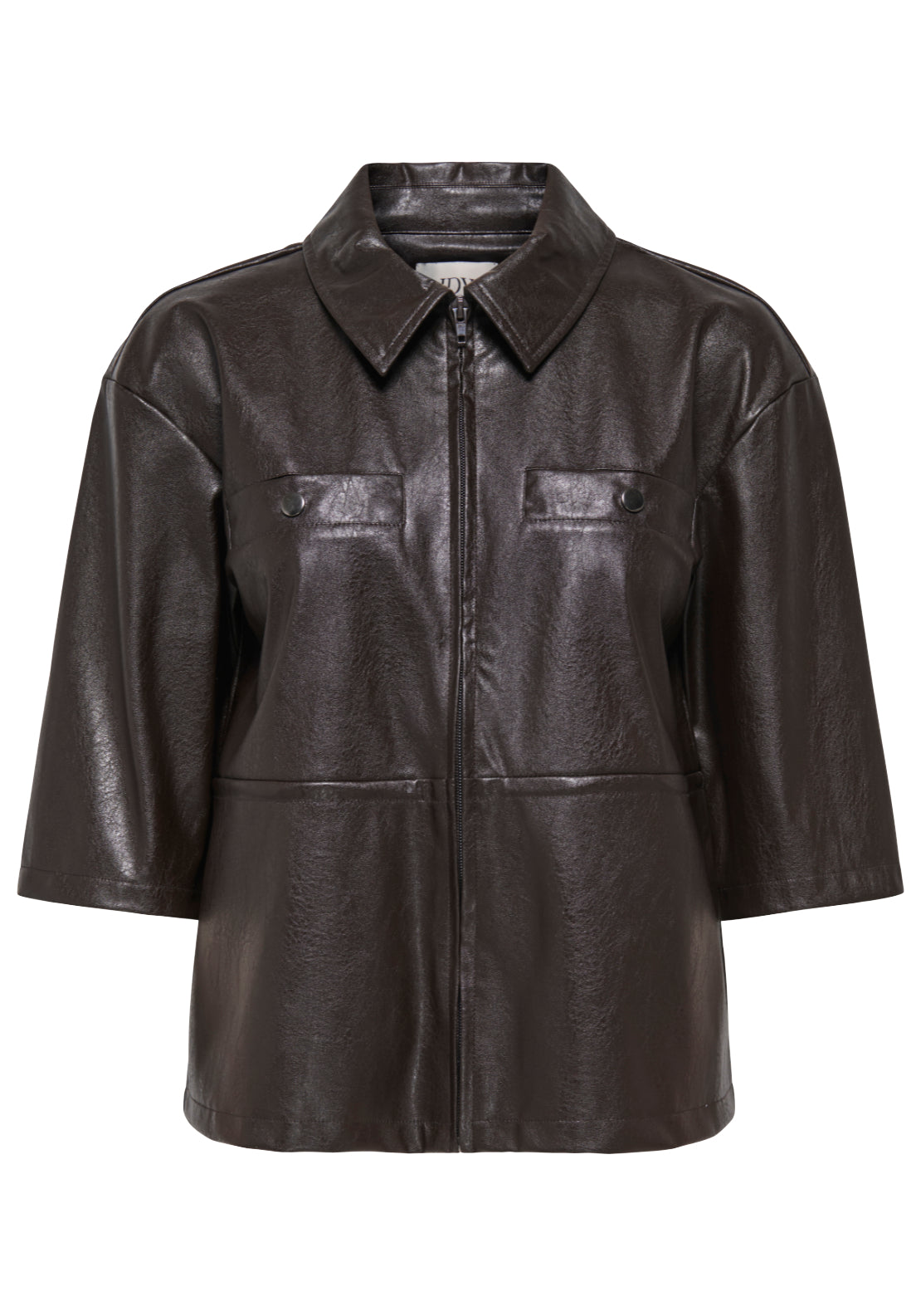 Jdy Uniq 2/4 Sleeves Top - Black 1 Shaws Department Stores