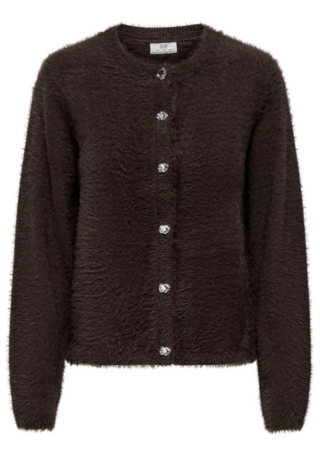 Prime Jayla Long Sleeve Cardigan - Brown