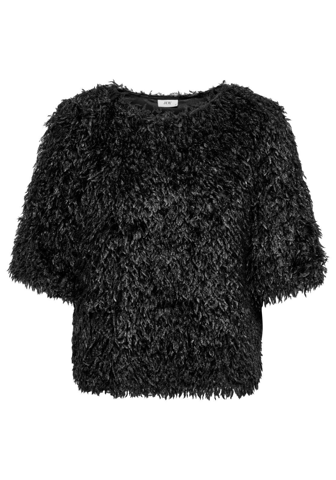 Jdy Marta Life Relaxed Oversized Top - Black 1 Shaws Department Stores