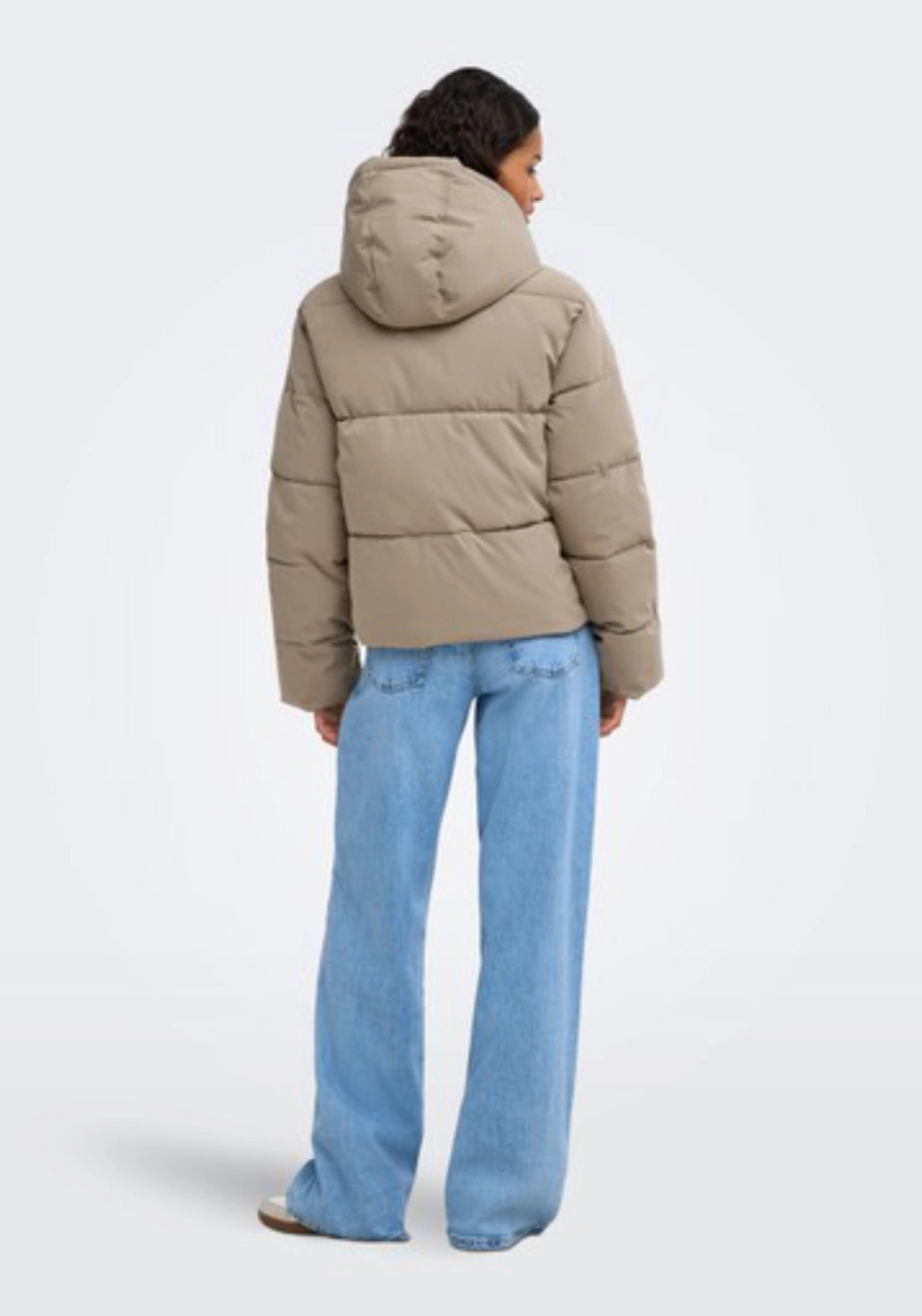 Blair Short Hooded Puffer Coat - Walnut