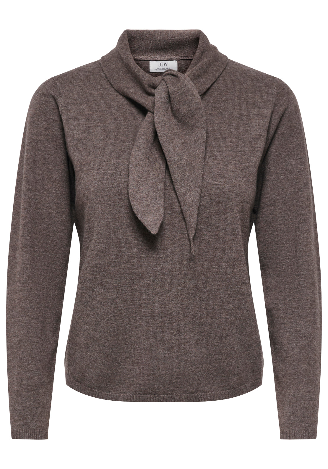 Jdy Evina Long Sleeve Tied Neck Pullover - Falcon 1 Shaws Department Stores