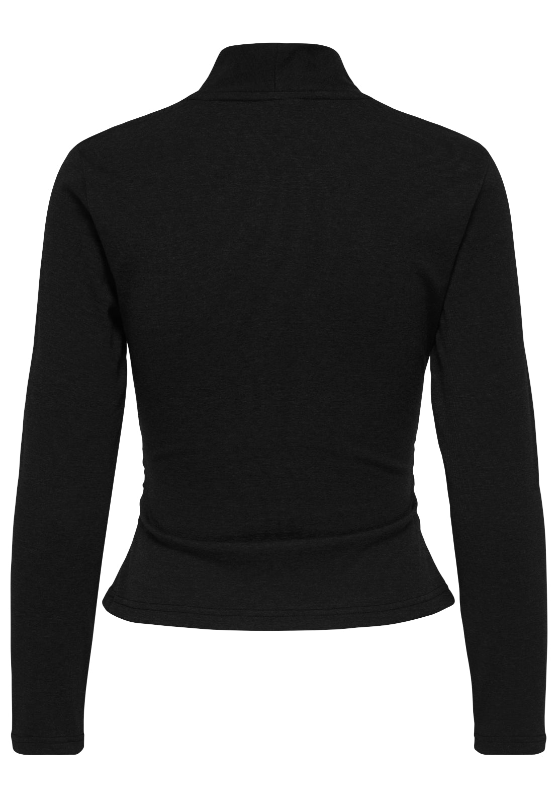 Jdy Daze Long Sleeve Wrap Top - Black 2 Shaws Department Stores