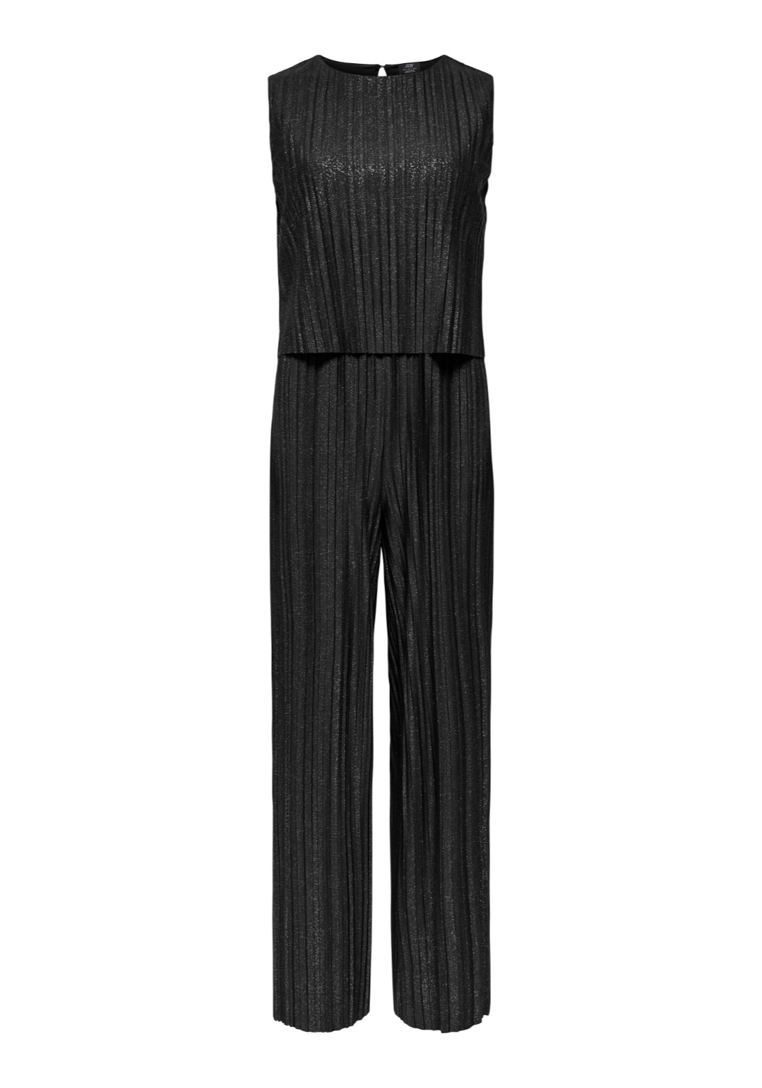Jdy Lacy Sleeveless Plisse Jumpsuit - Black Glitter 1 Shaws Department Stores
