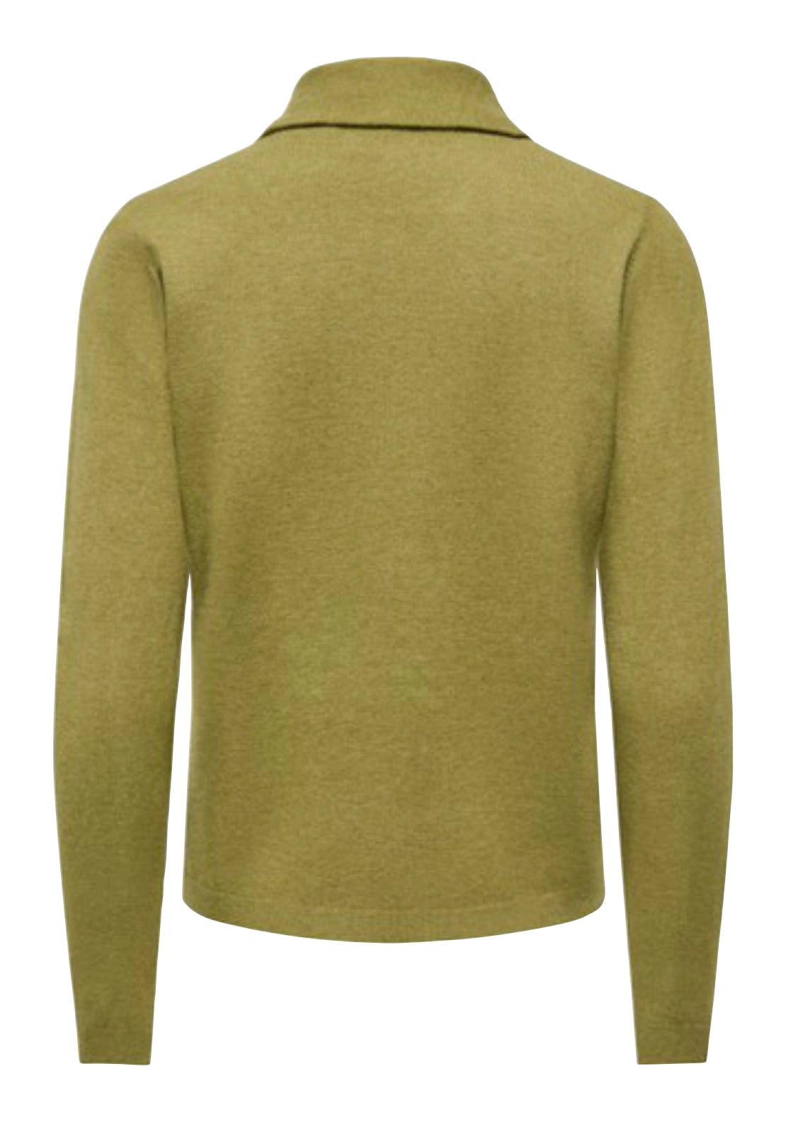Evina Long Sleeve Tied Neck Pullover - Fir Green