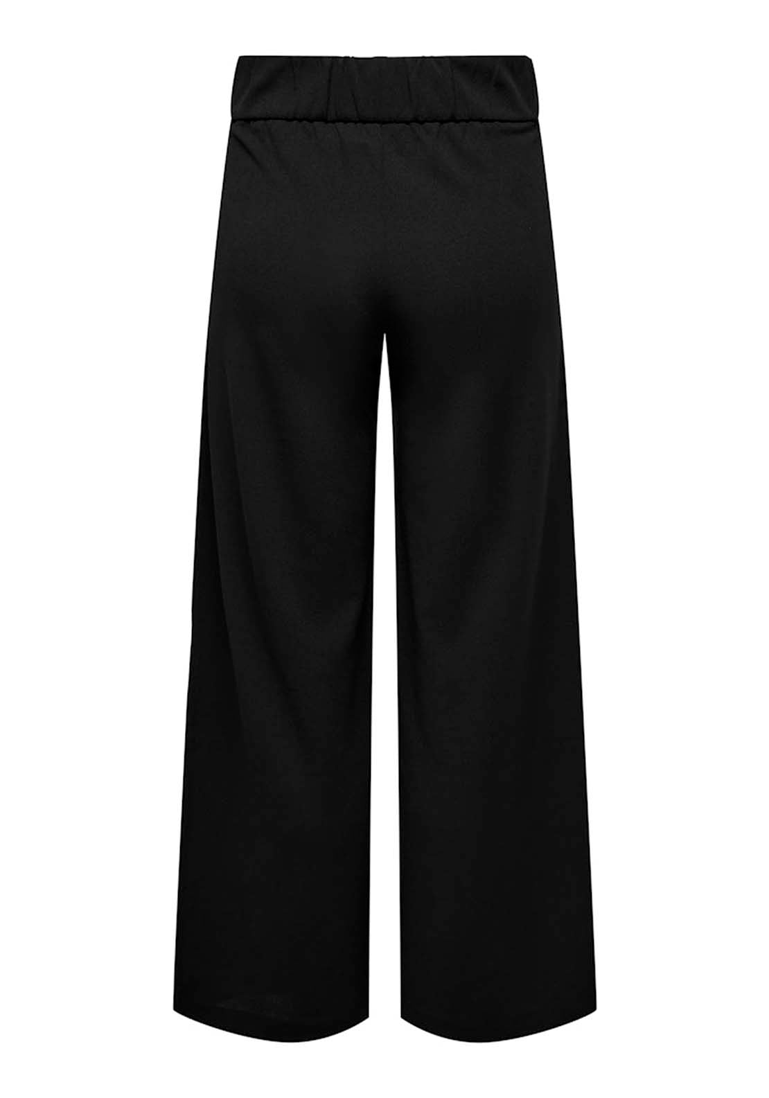 Jdy Wide Leg Trousers With Buttons - Black 5 Shaws Department Stores