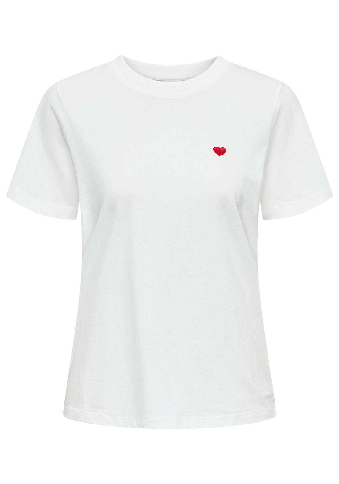 Jdy Short Sleeve Round Neck T-Shirt - Cloud Dancer Sky Cap 6 Shaws Department Stores