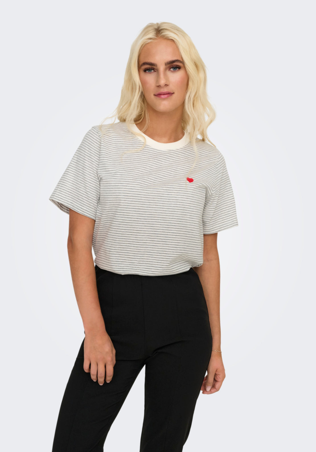 Jdy 100% Cotton Pisa Life Short Sleeve Print Top - White 1 Shaws Department Stores