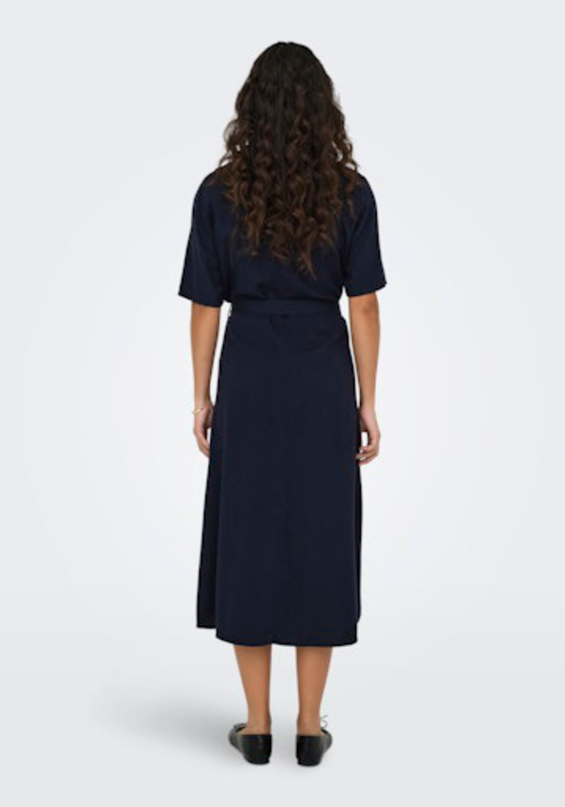 Jdy Say 2/4 Midi Shirt Dress - Sky Captain 2 Shaws Department Stores