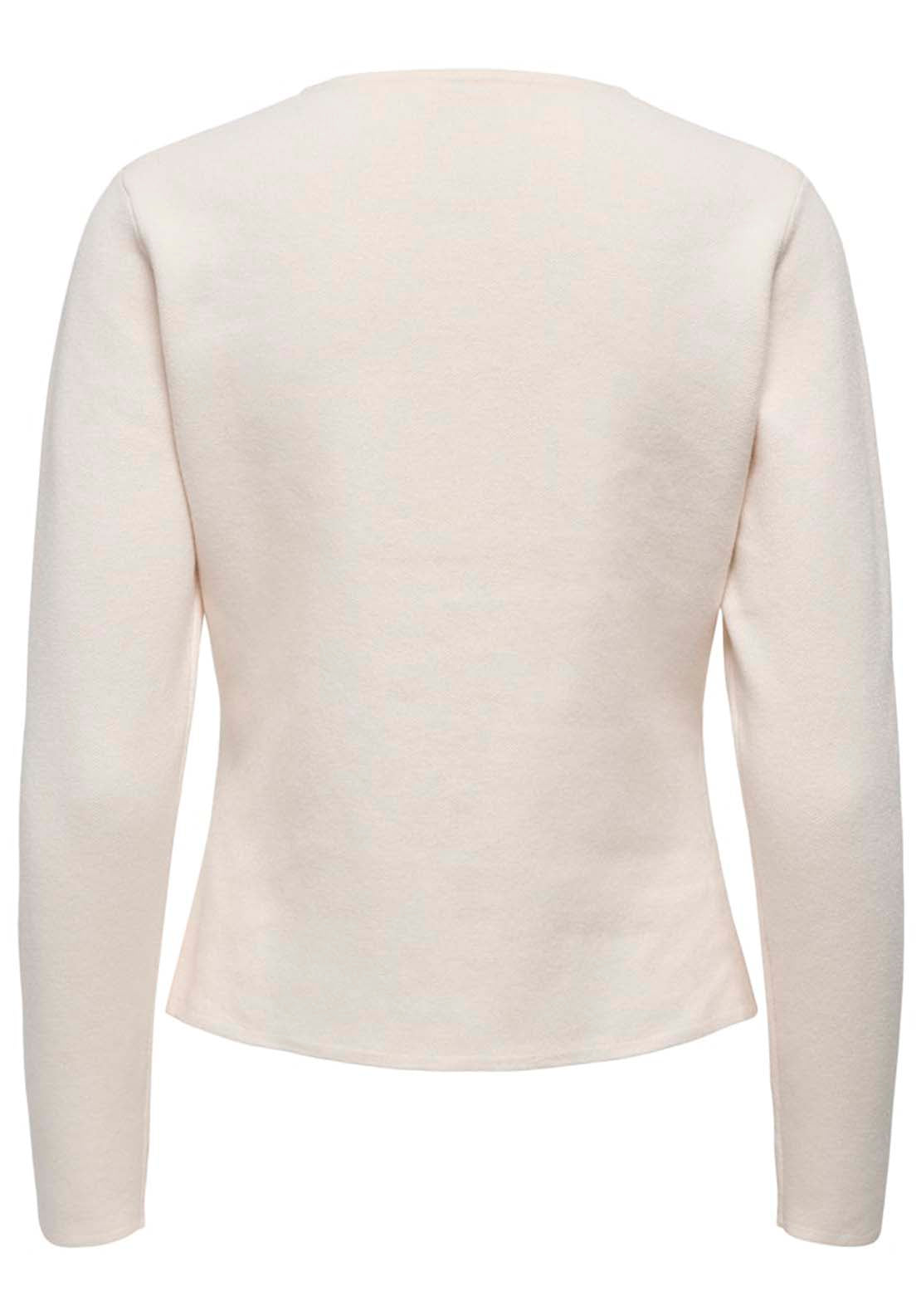 Jdy Long Sleeve Fitted Cardigan - Grey 2 Shaws Department Stores