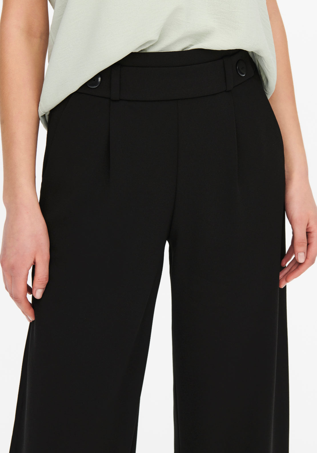Jdy Wide Leg Trousers L32 - Black 3 Shaws Department Stores