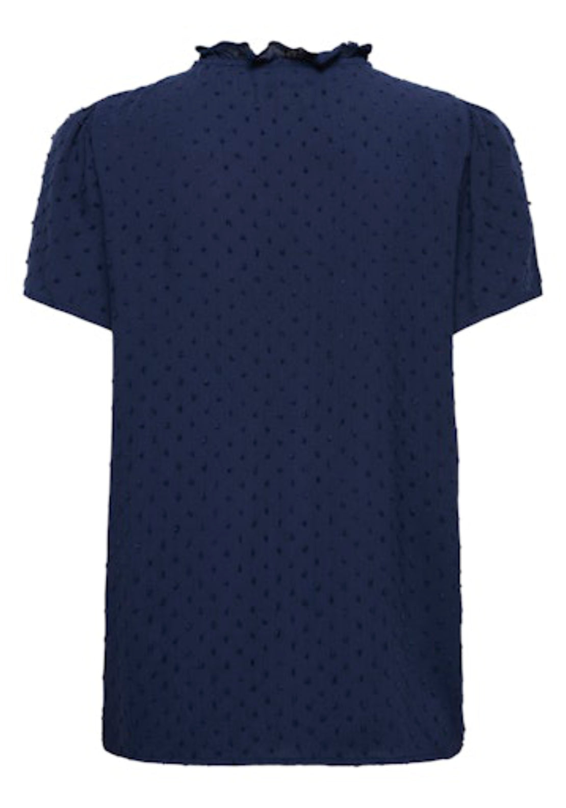 Jdy Lima Life Short Sleeve Top - Black Iris 7 Shaws Department Stores