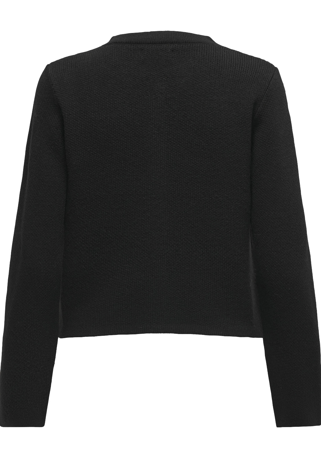 Kim Long Sleeve Button Cardigan - Black