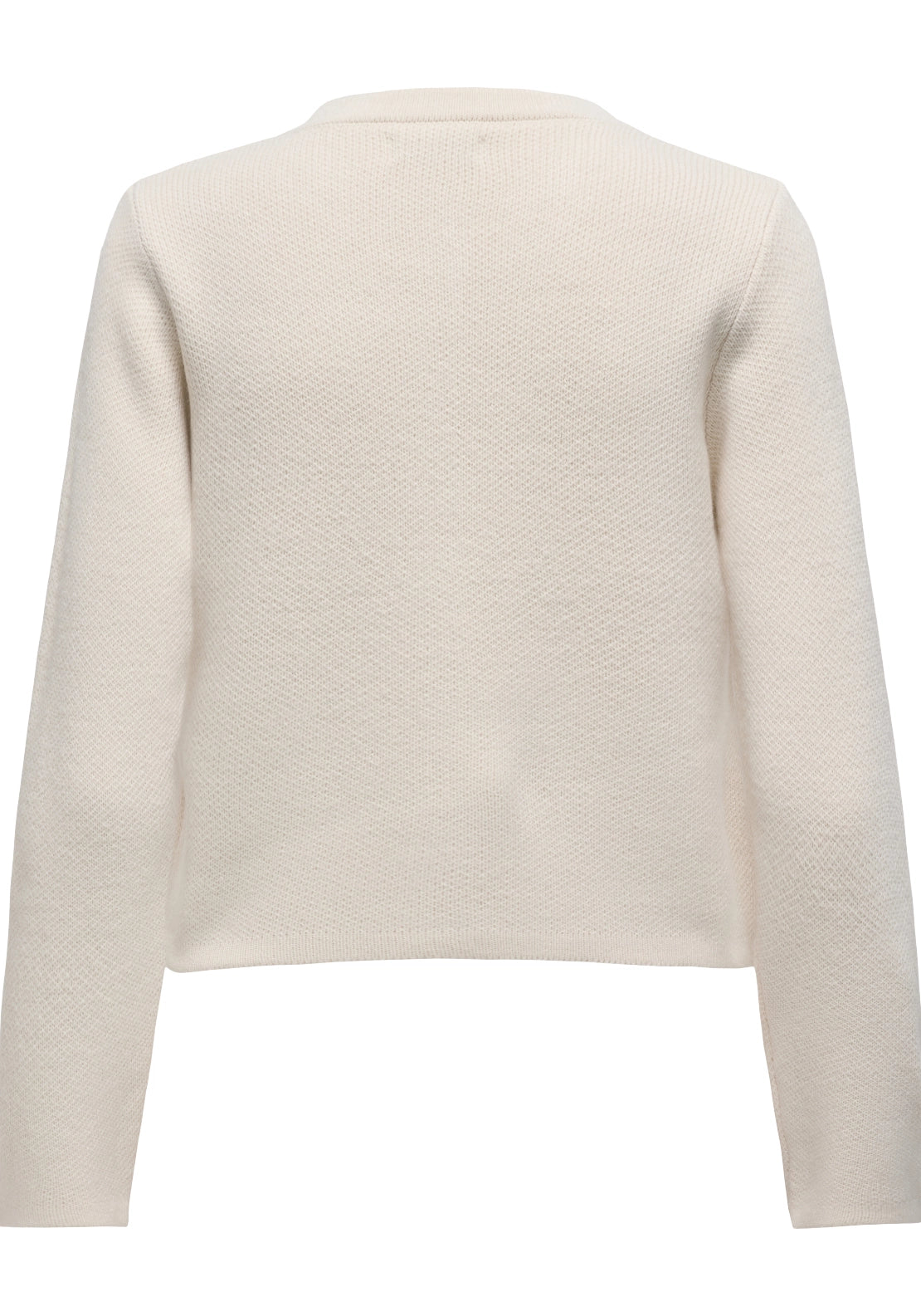 Kim Long Sleeve Button Cardigan - Egret