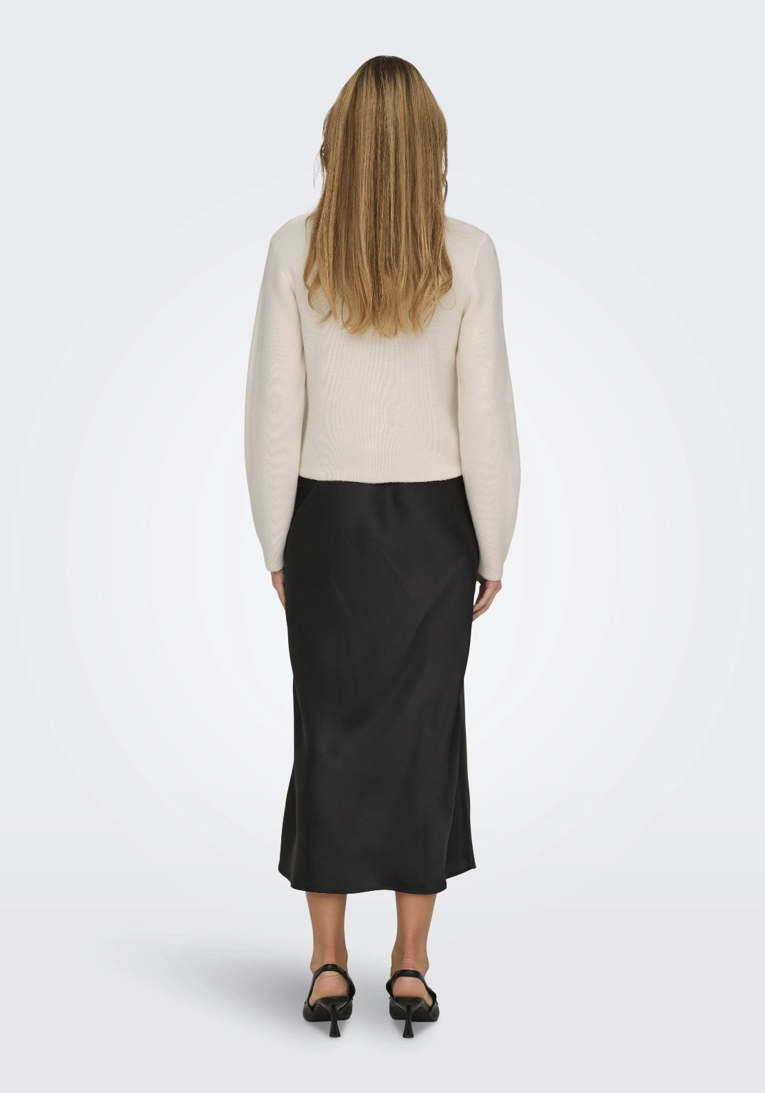 Kim Long Sleeve Button Cardigan - Egret